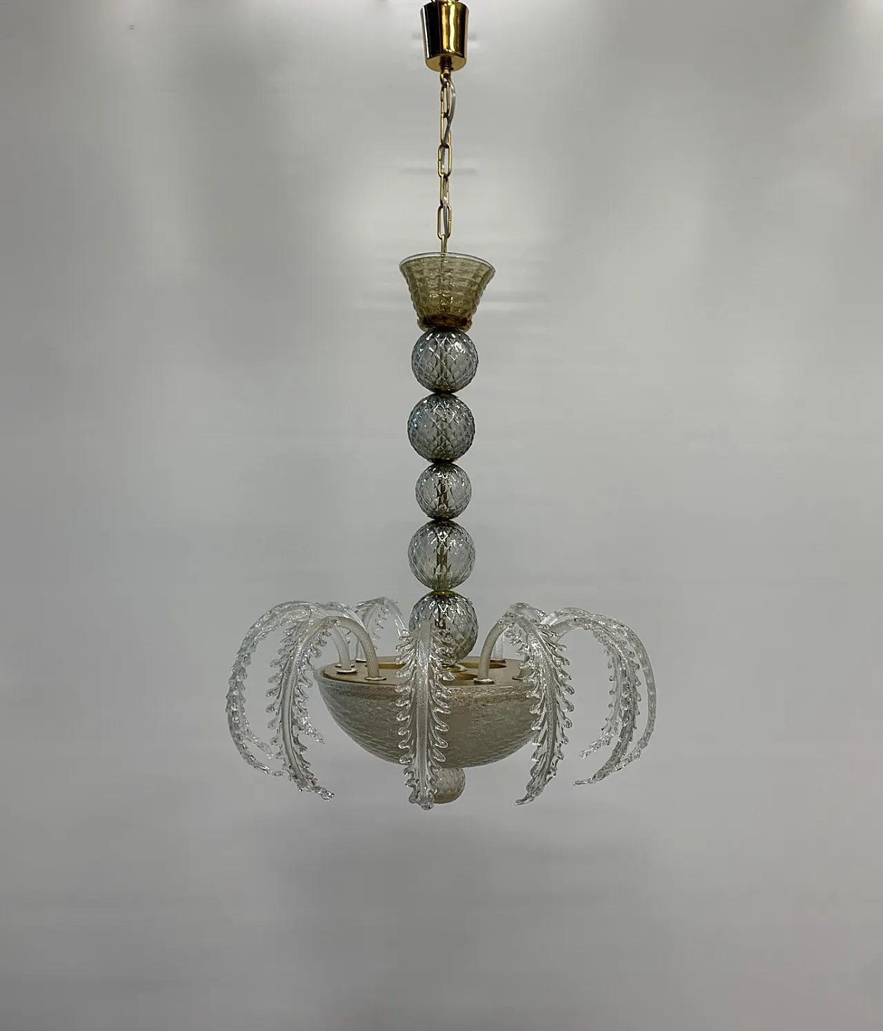Medusa chandelier in Murano glass attributed to Seguso, 1950s 6