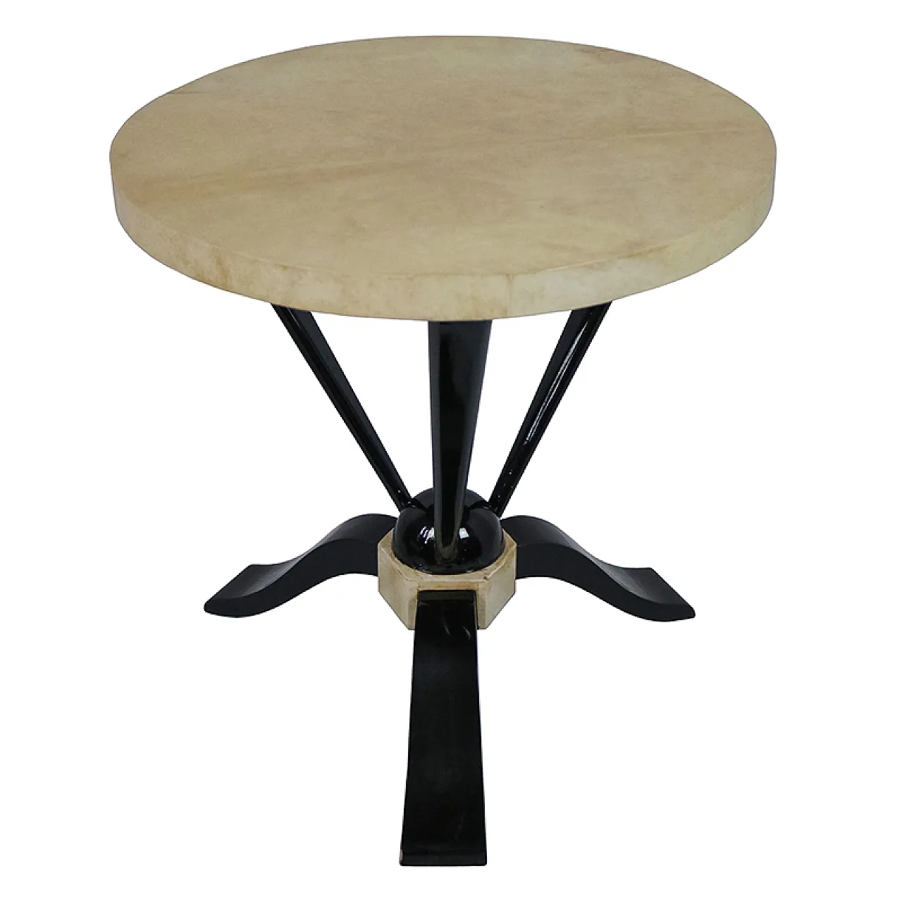 Tavolino basso stile decò, anni '90 4