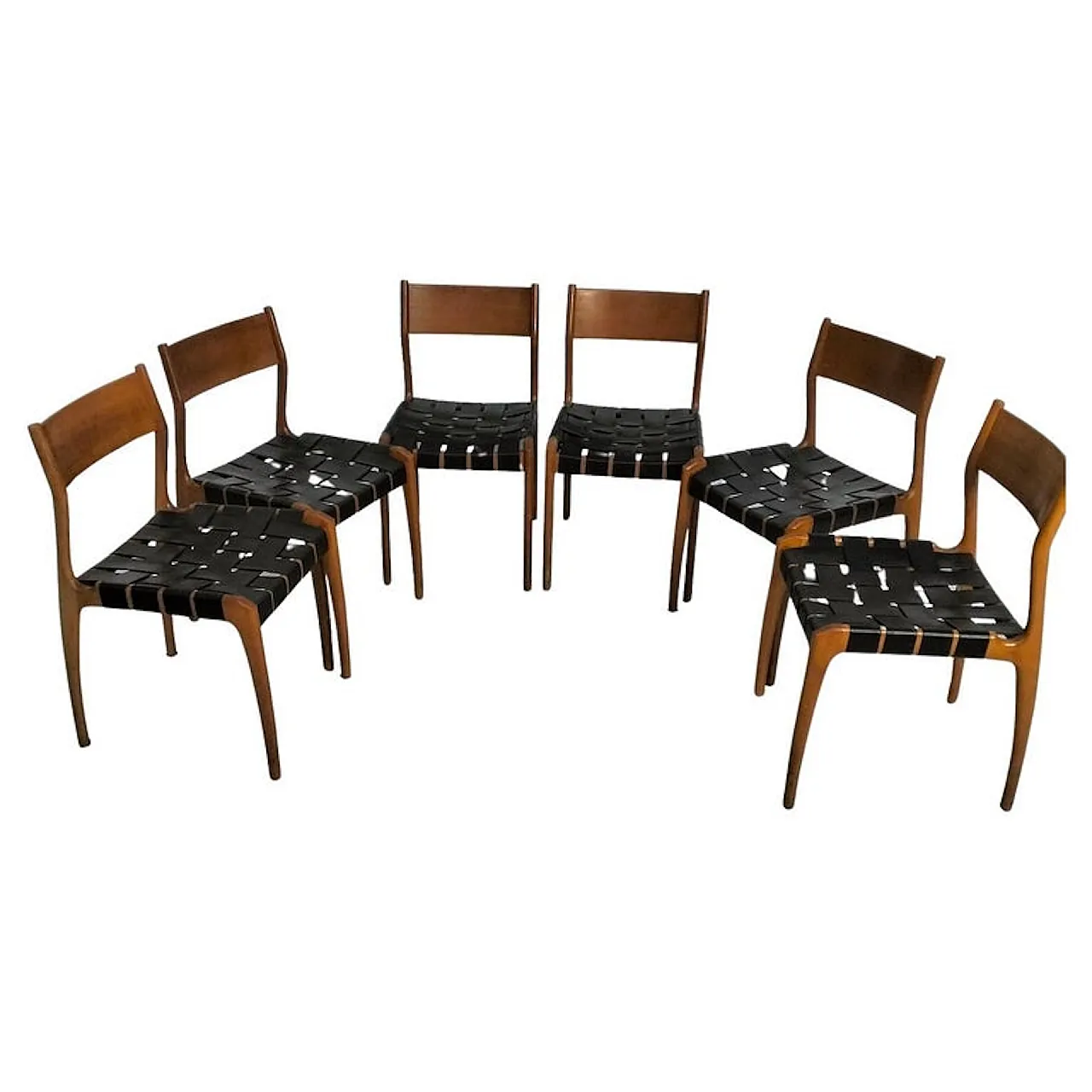 6 sedie modello 993 dello Studio TiPi per Montina, anni '60 1