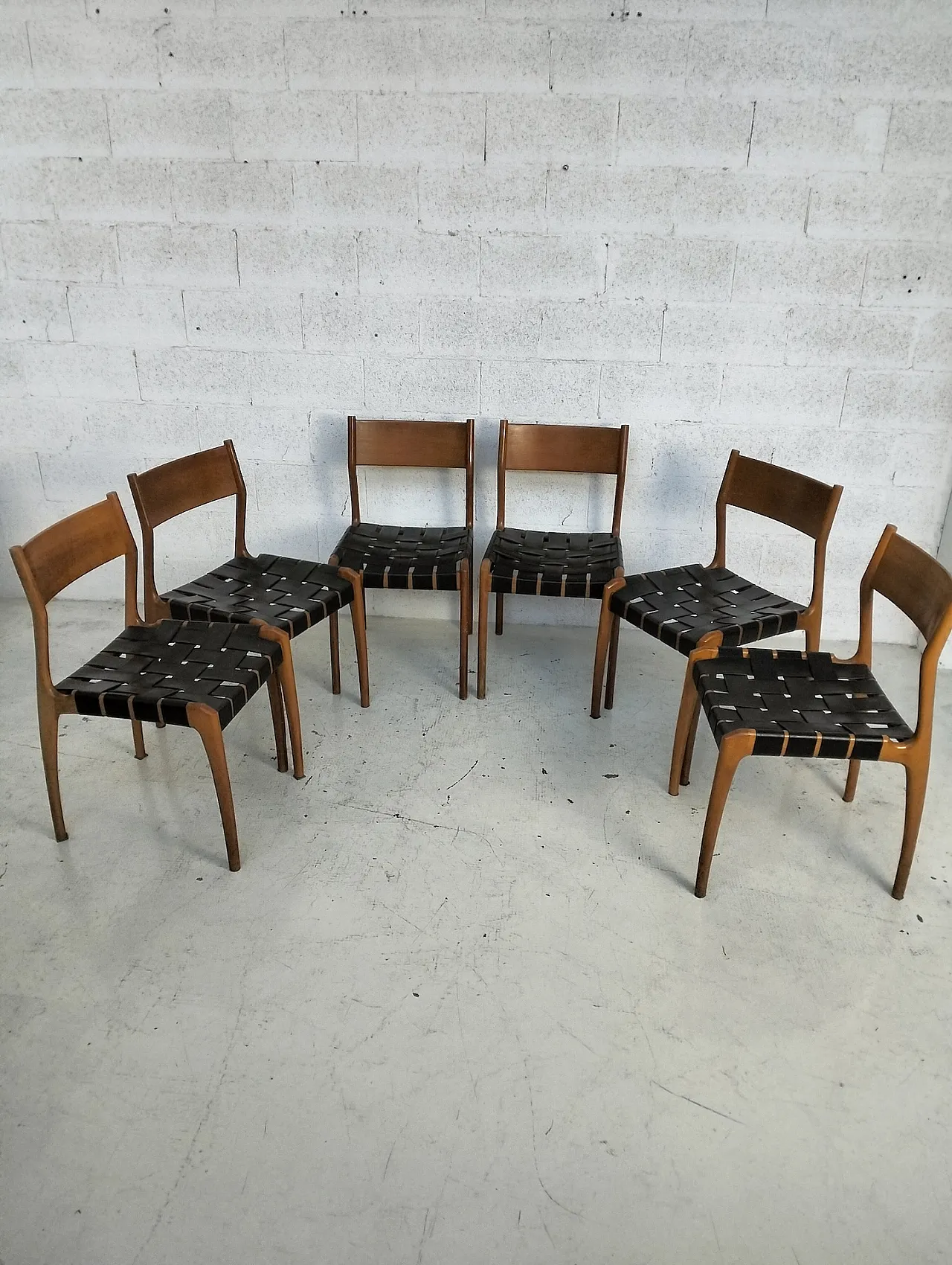 6 sedie modello 993 dello Studio TiPi per Montina, anni '60 2