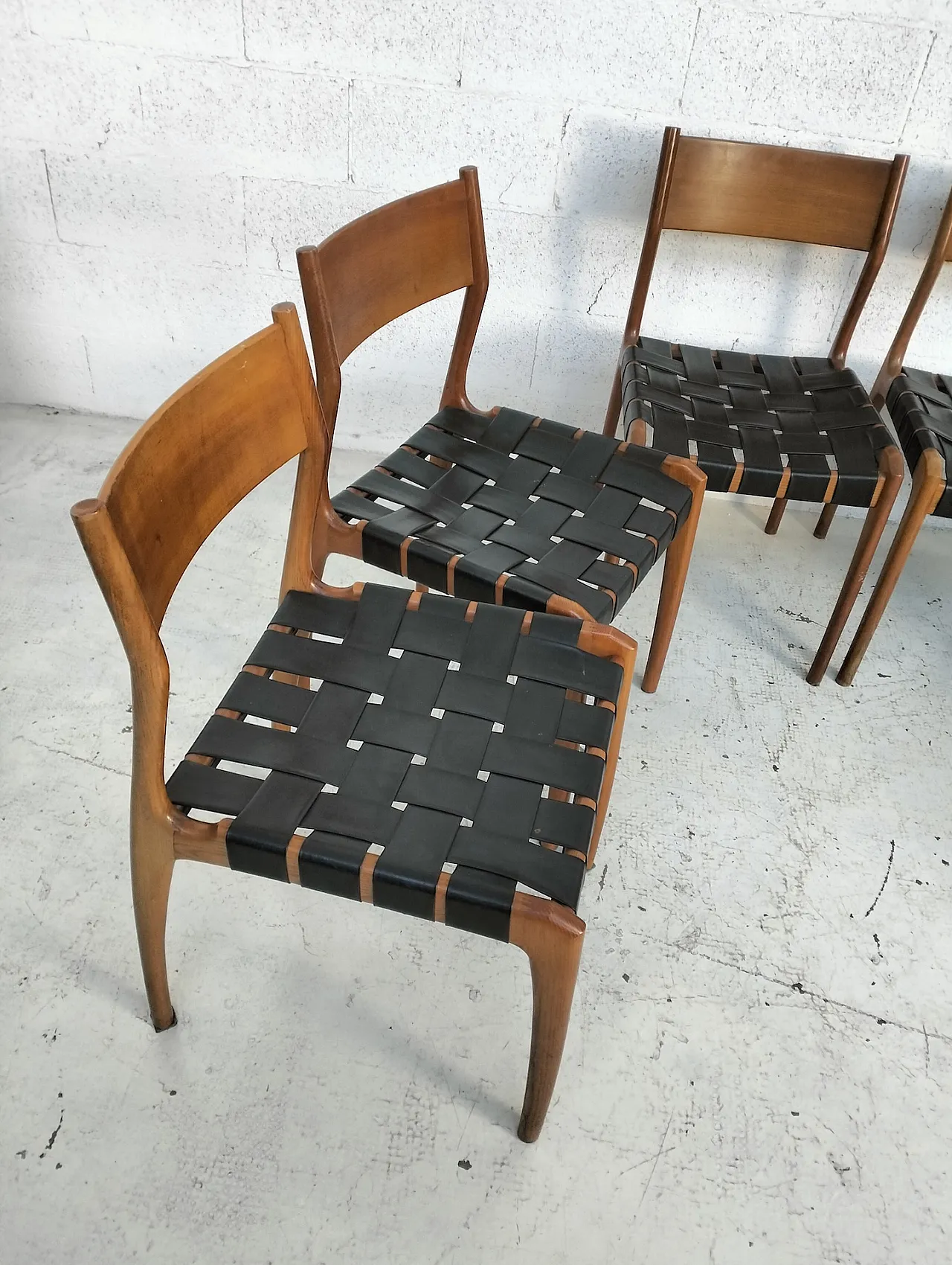 6 sedie modello 993 dello Studio TiPi per Montina, anni '60 3