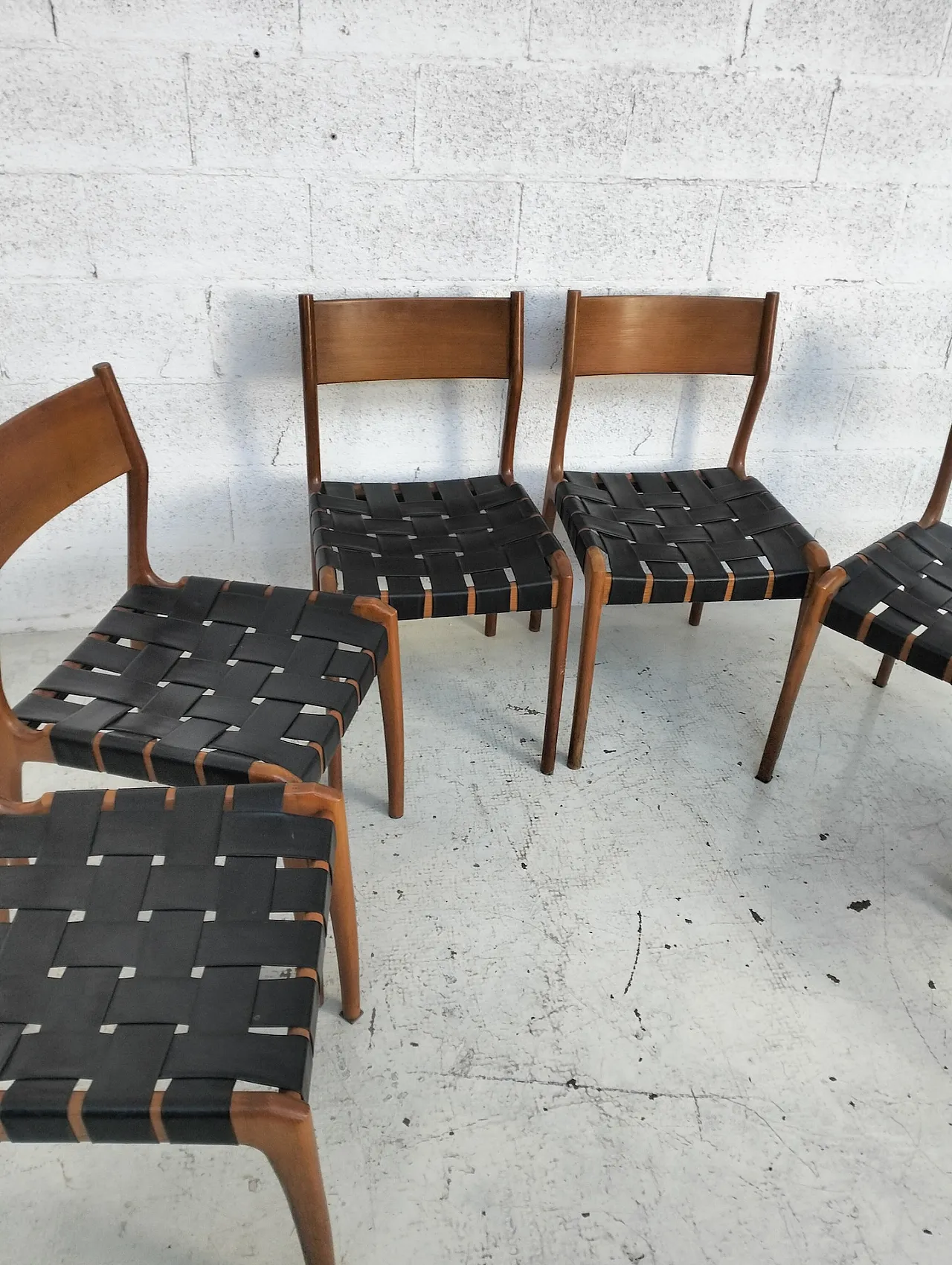 6 sedie modello 993 dello Studio TiPi per Montina, anni '60 4