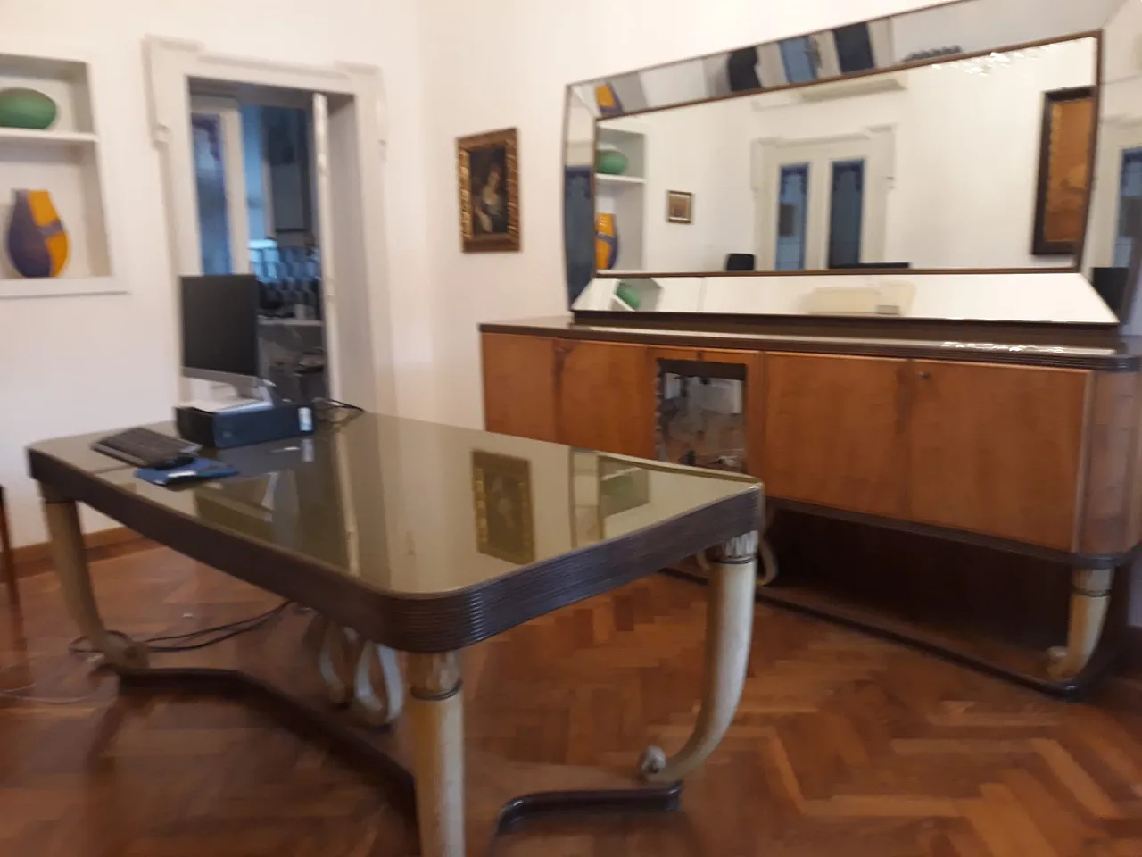 Set SALA PRANZO COMPLETA e originale di Vittorio DASSI, anni 1935/1940 2