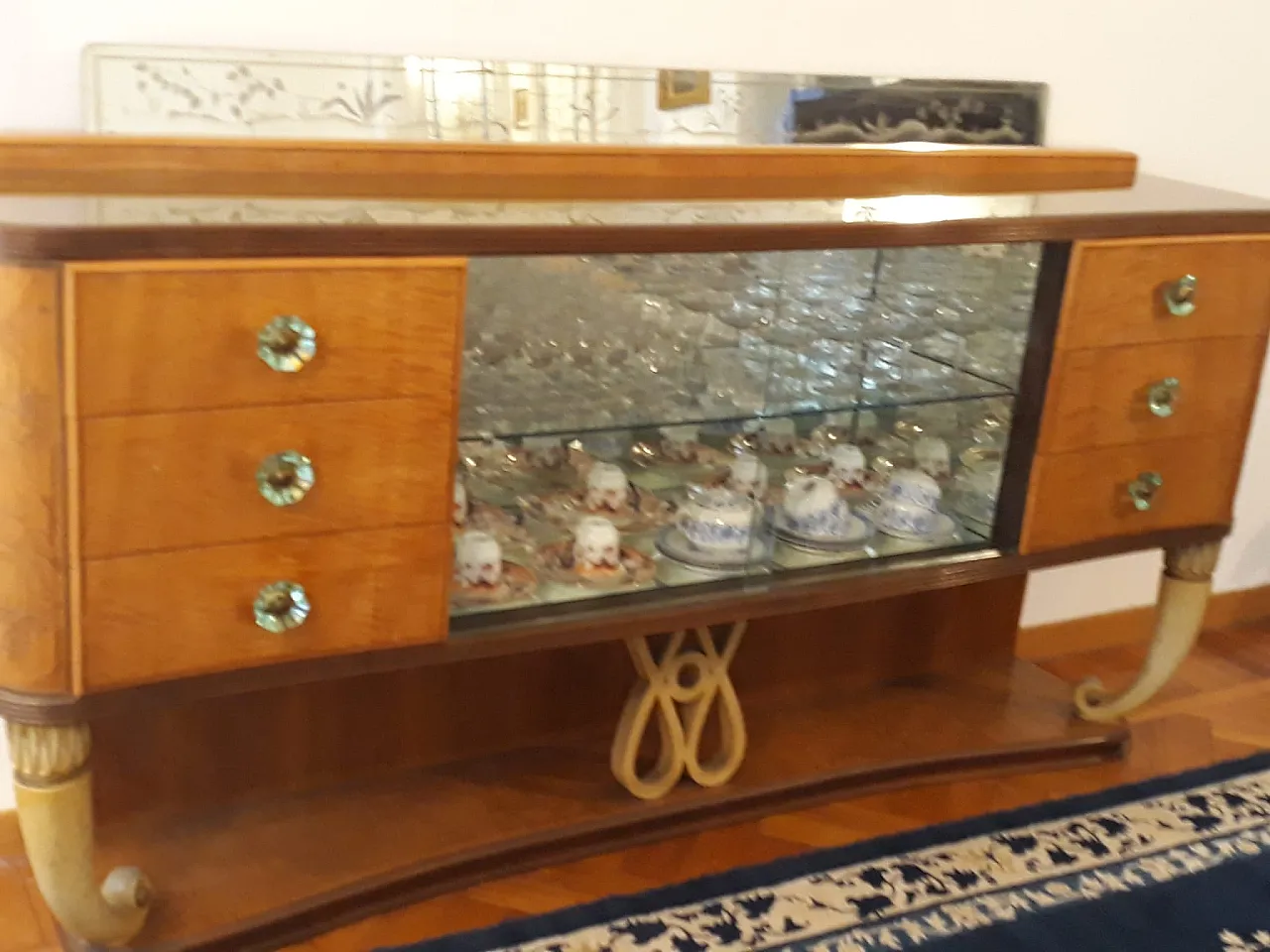 Set SALA PRANZO COMPLETA e originale di Vittorio DASSI, anni 1935/1940 6