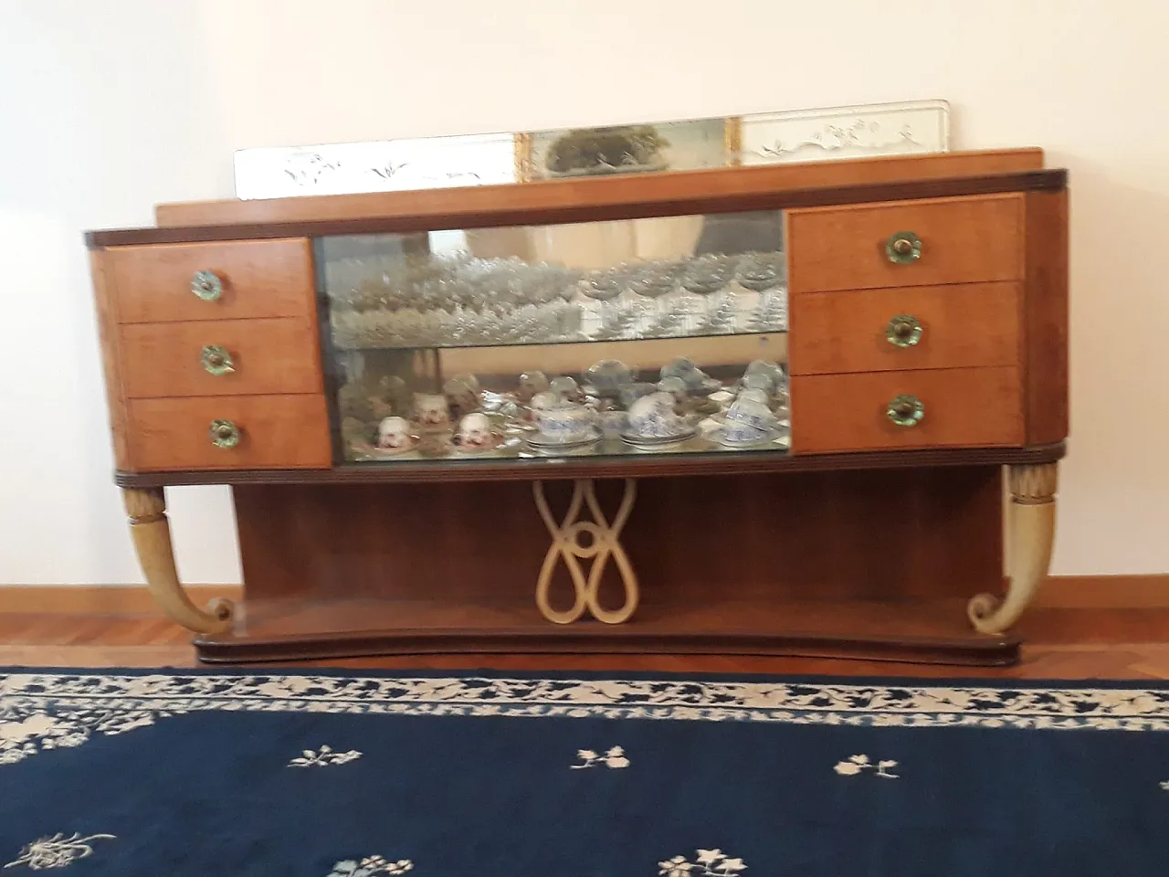 Set SALA PRANZO COMPLETA e originale di Vittorio DASSI, anni 1935/1940 26