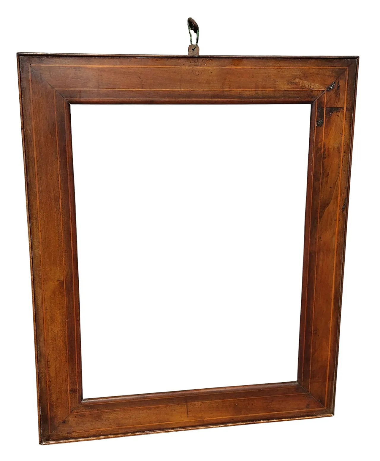 Cornice in legno di noce filettata, '800 1