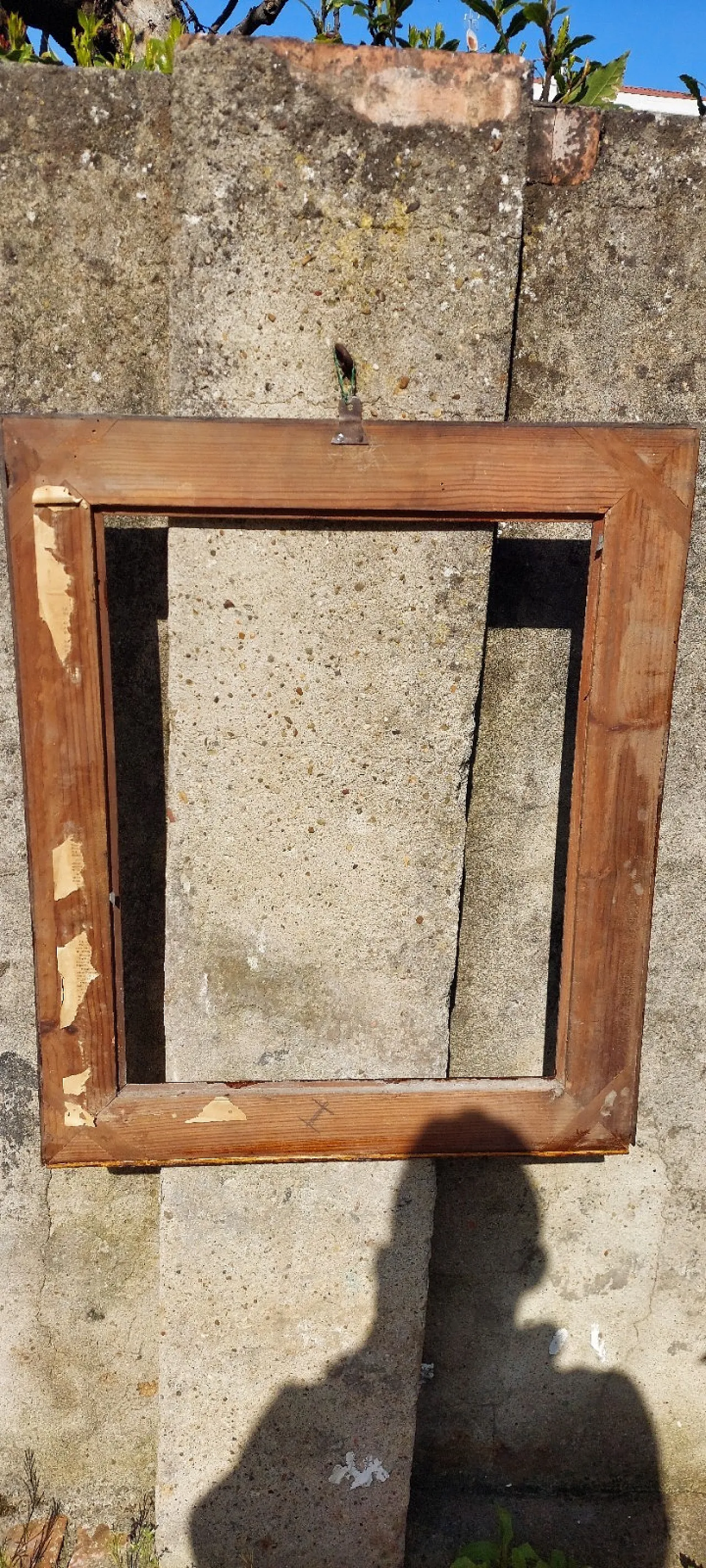 Cornice in legno di noce filettata, '800 5