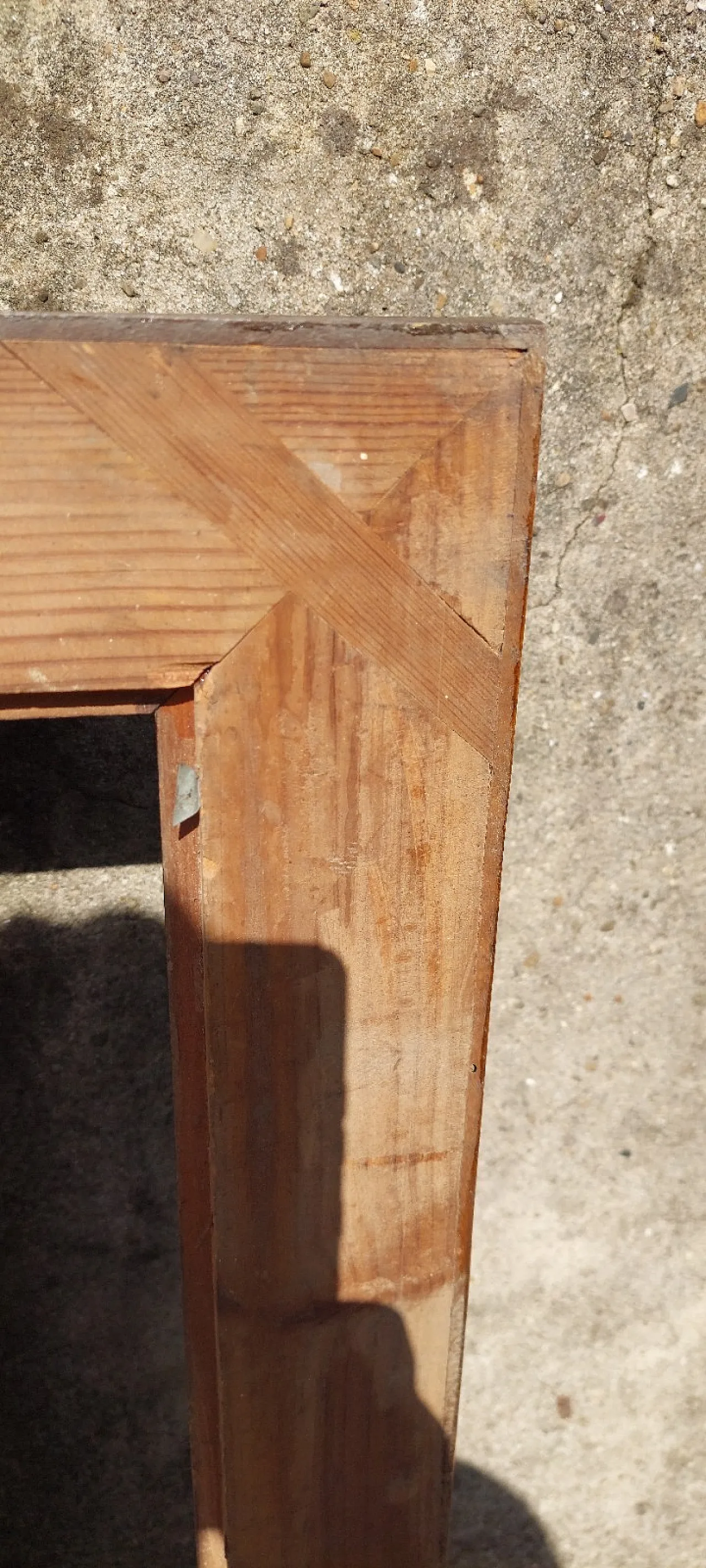 Cornice in legno di noce filettata, '800 6