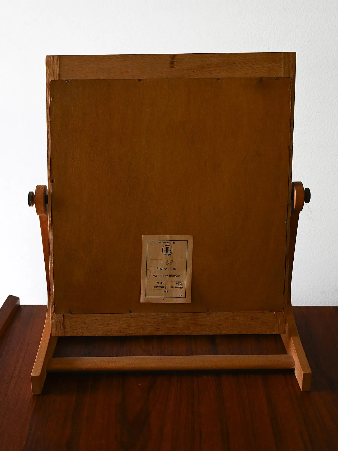 Specchio da tavolo Fröseke anni ’60 regolabile 5