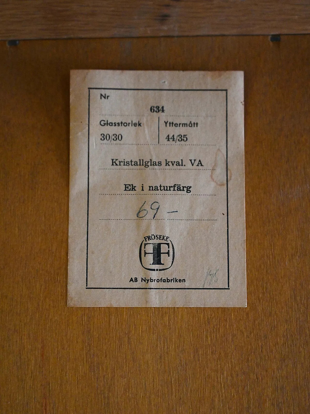 Specchio da tavolo Fröseke anni ’60 regolabile 6