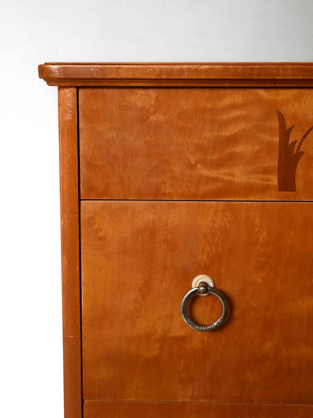 Scandinavian chest of drawers in oak and root 5