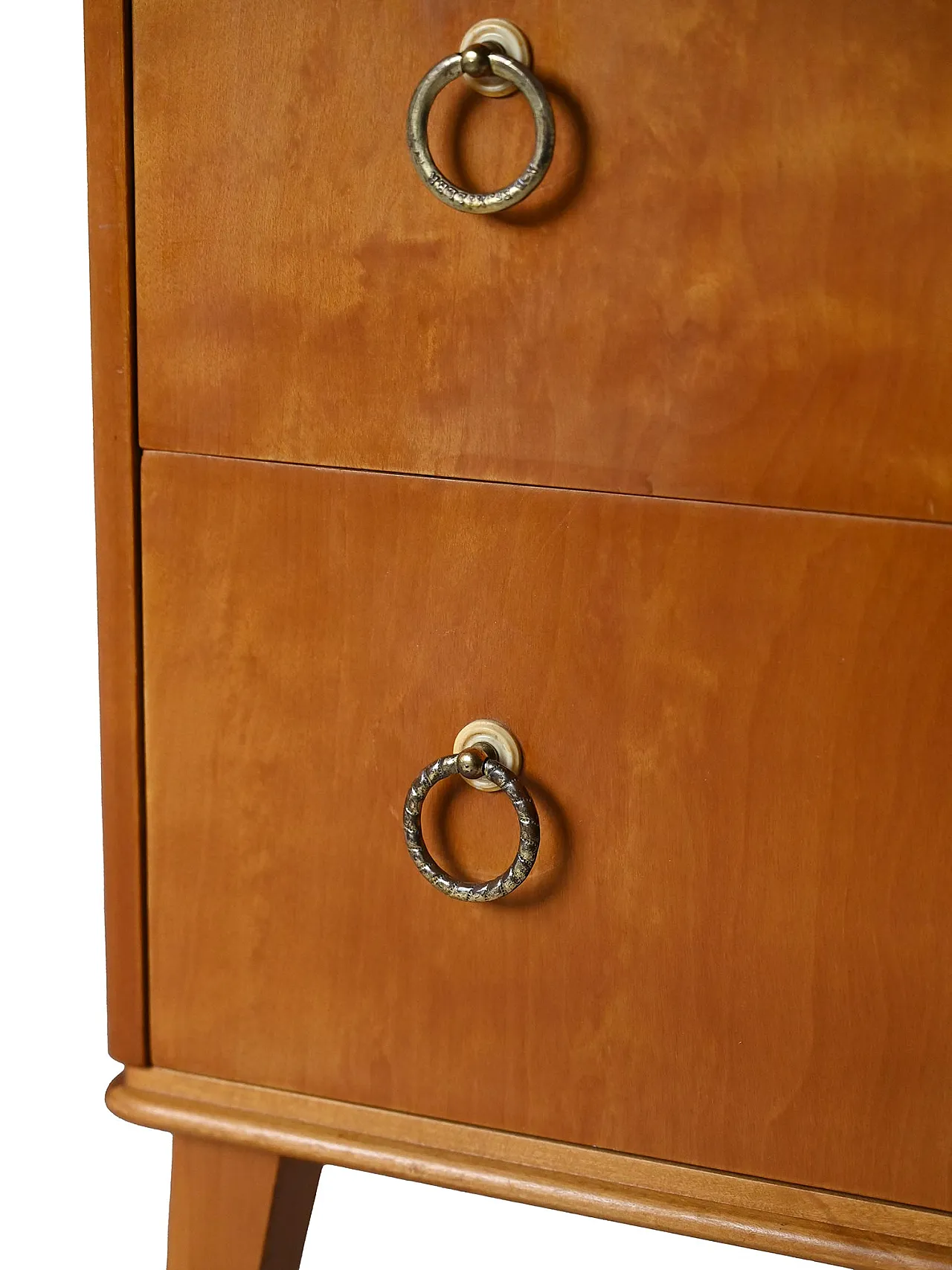 Scandinavian chest of drawers in oak and root 7