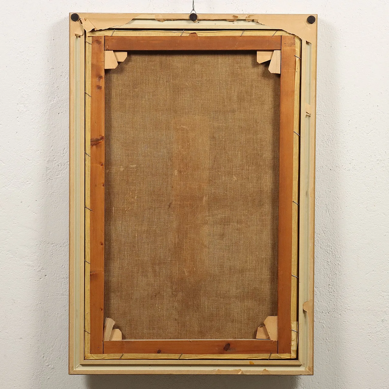 Woman, child and ox, oil painting on canvas, 19th century 10