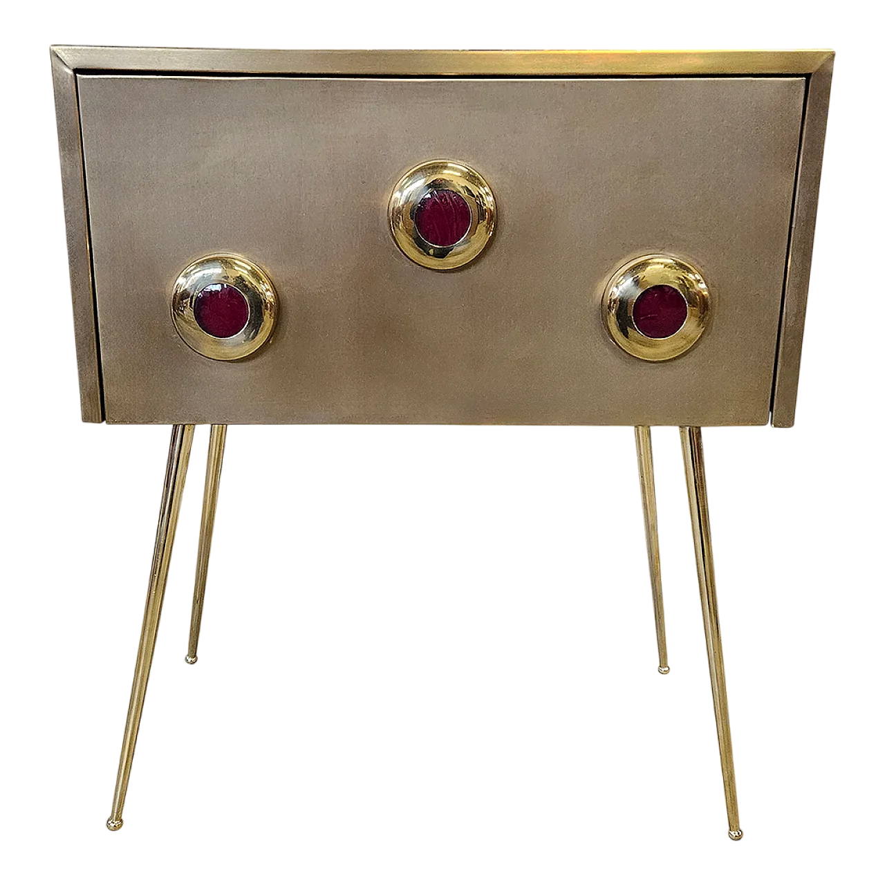 Consolle in ottone, anni '90 10