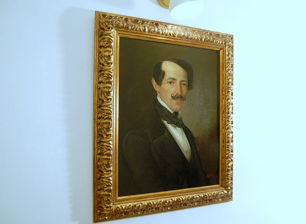 Emilio Galli, Portrait of Gaetano Donizetti, oil on canvas 8
