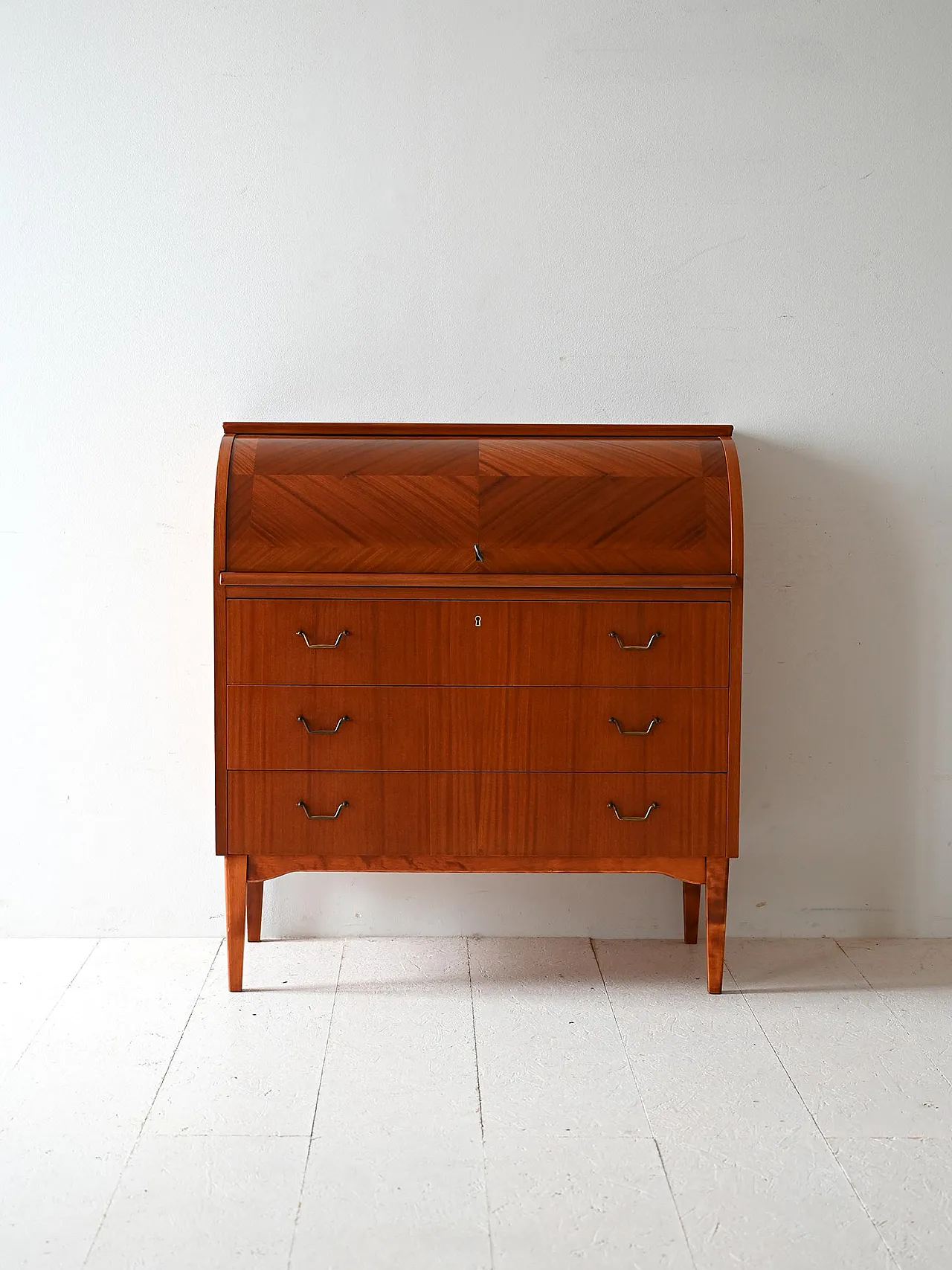 1950s Secretaire with roller closure 3