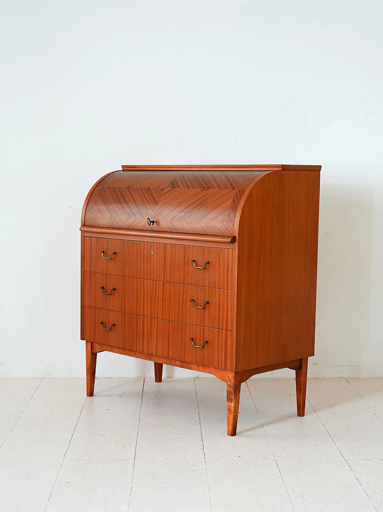 1950s Secretaire with roller closure 4
