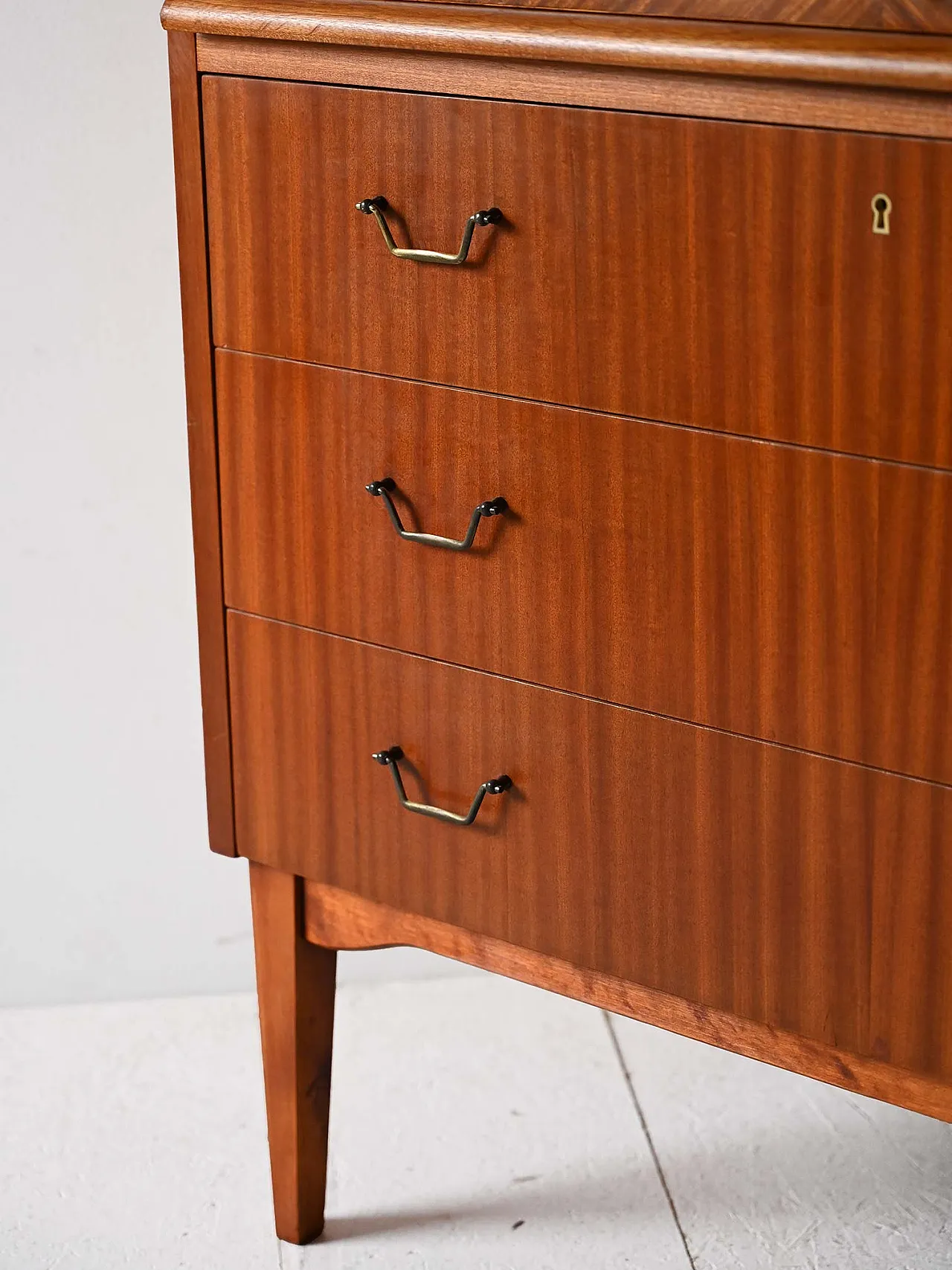 1950s Secretaire with roller closure 7