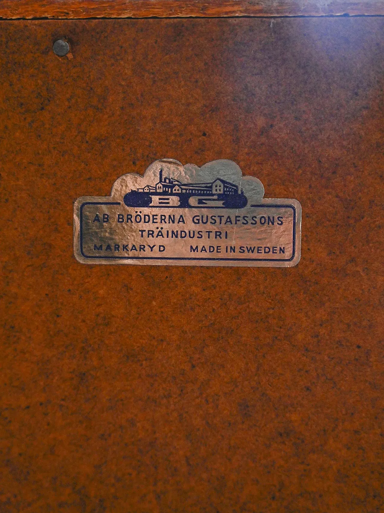 1950s Secretaire with roller closure 8