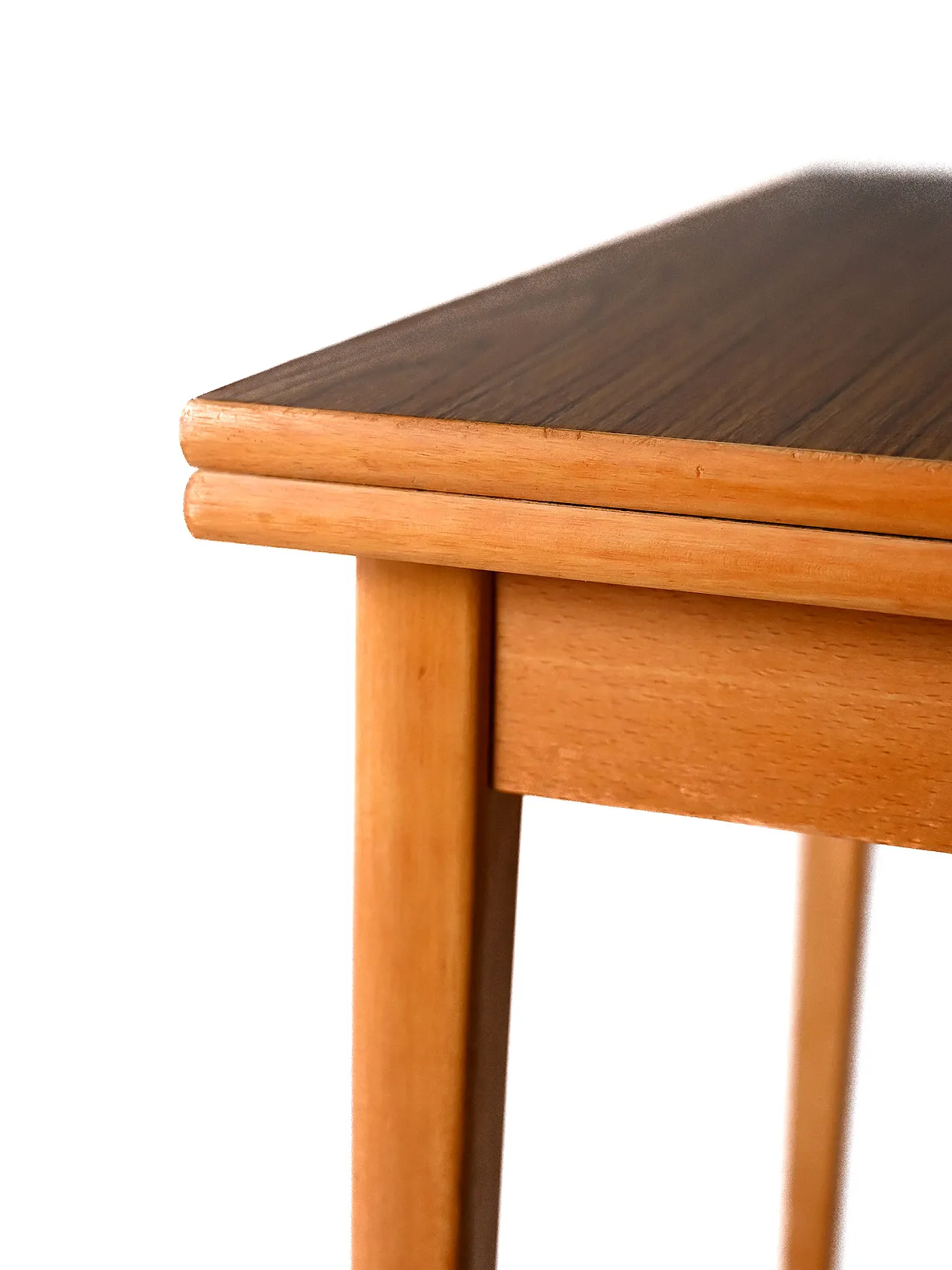 Tavolo rettangolare scandinavo in teak e formica, anni '60 6