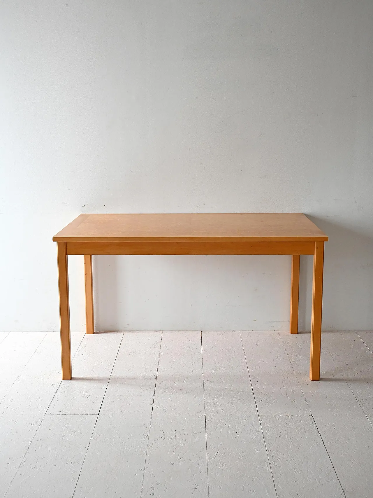 Scandinavian table in birch skaraborgs 80s 2