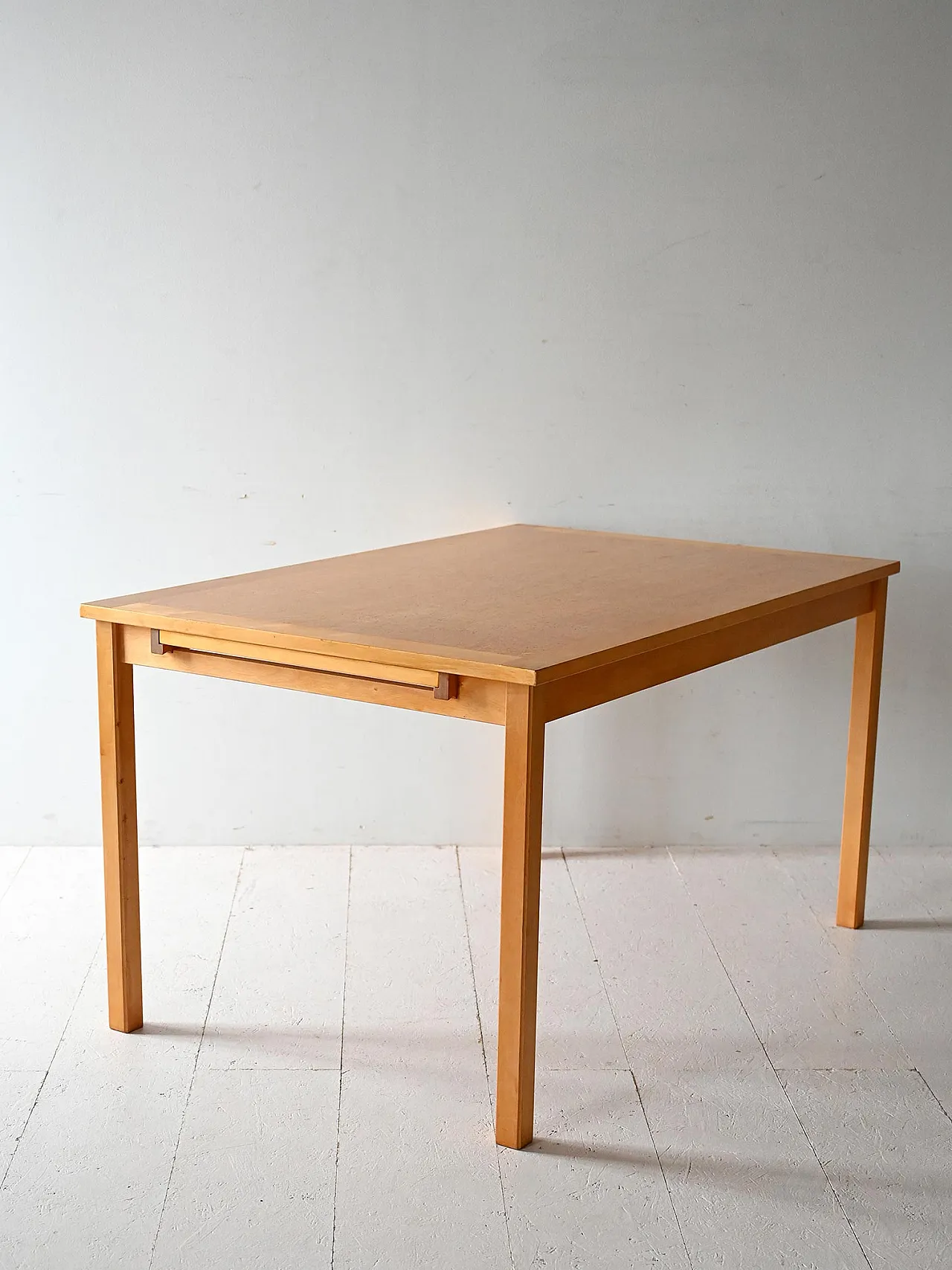 Scandinavian table in birch skaraborgs 80s 5