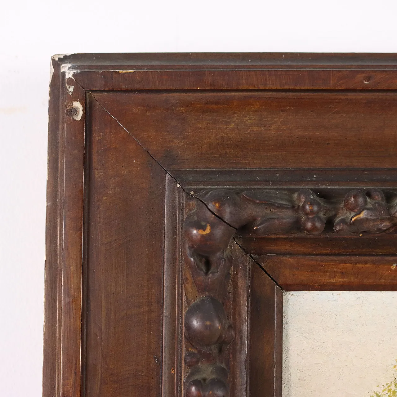 Paesaggio di Campagna con Gregge, olio su tavola, fine '800 9