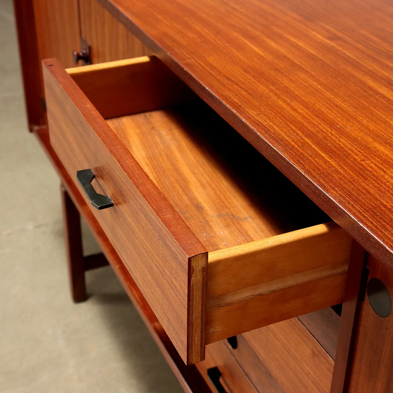 Mahogany veneered sideboard, 1960s 6