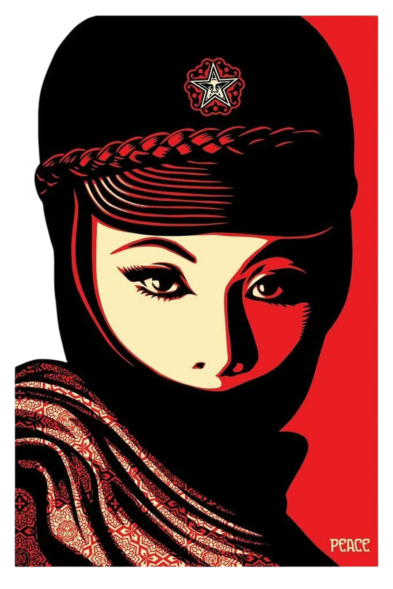 Shepard Fairey, MUJER FATALE, litografia offset su carta spessa, 2021 4