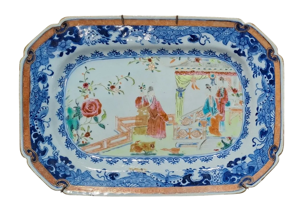 Piccolo vassoio in porcellana, Cina, '700 8