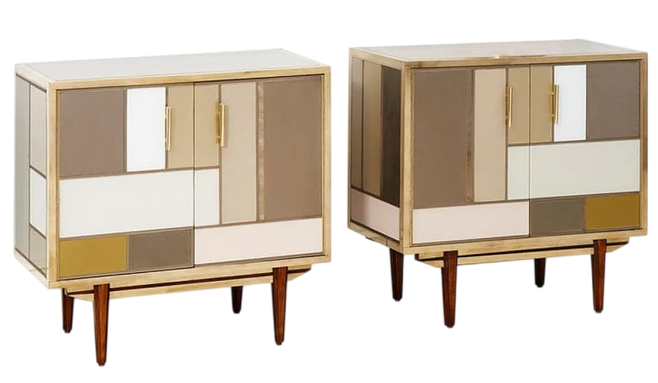 Italian Contemporary Patchwork Cabinet by Lumini, 90s 6