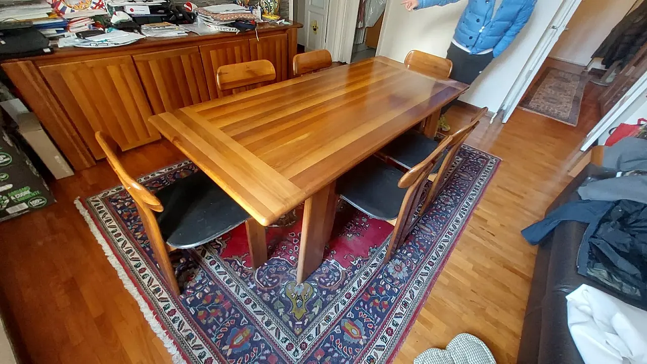 Mario Marenco complete dining set by Mobil Girgi, 1960s 1