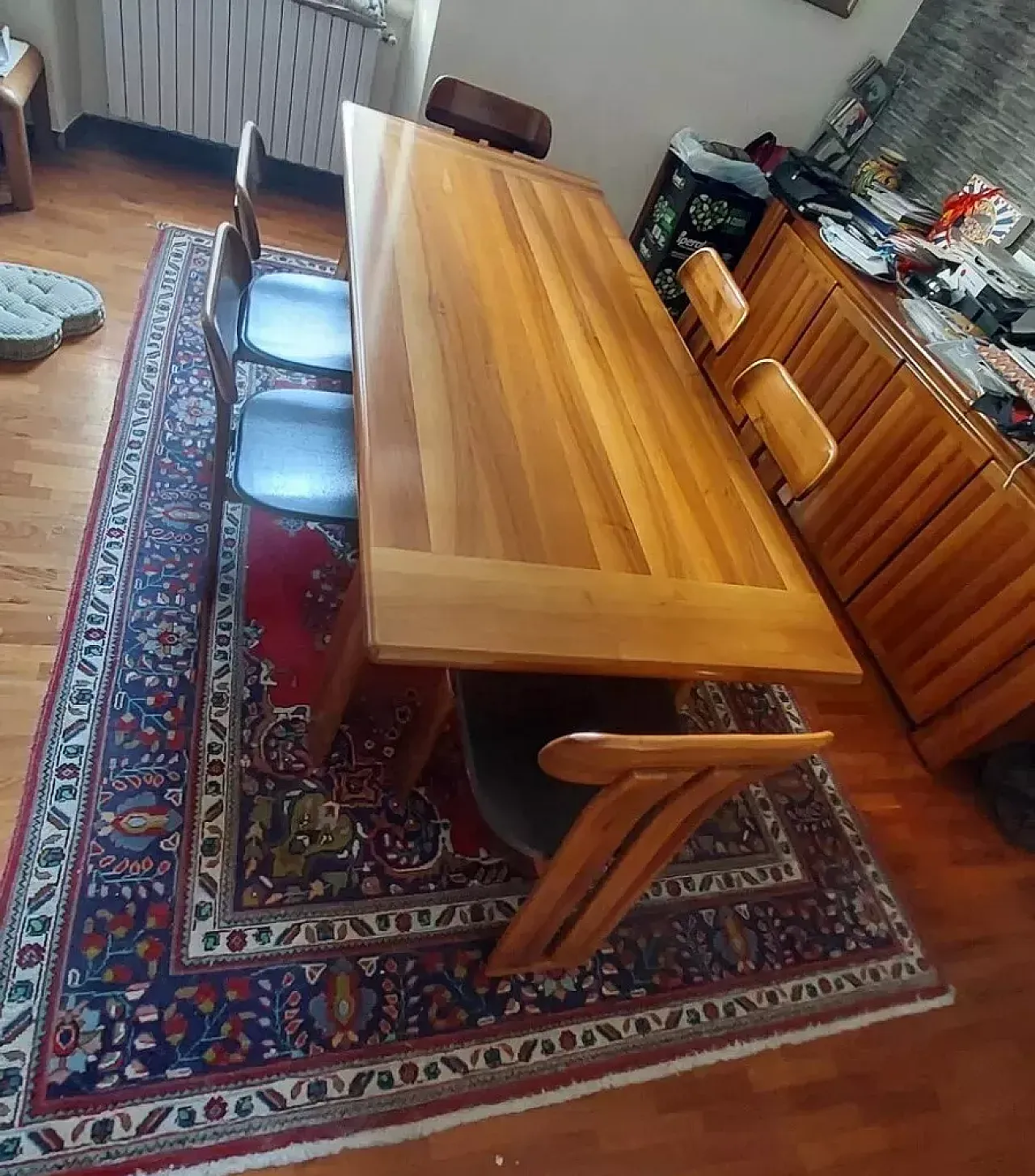 Mario Marenco complete dining set by Mobil Girgi, 1960s 3