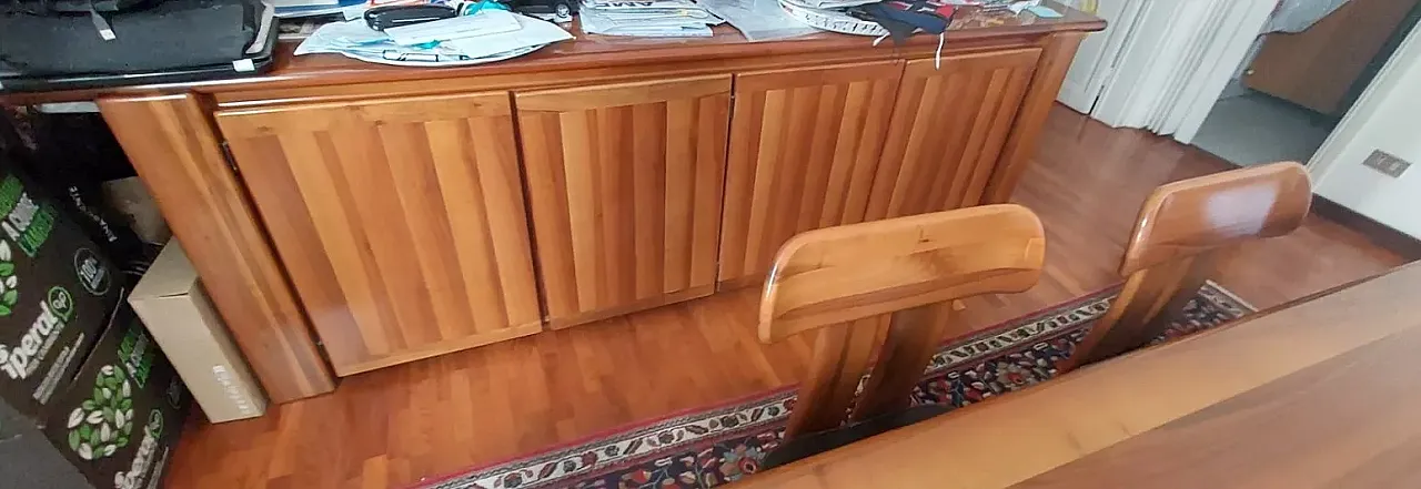 Mario Marenco complete dining set by Mobil Girgi, 1960s 4