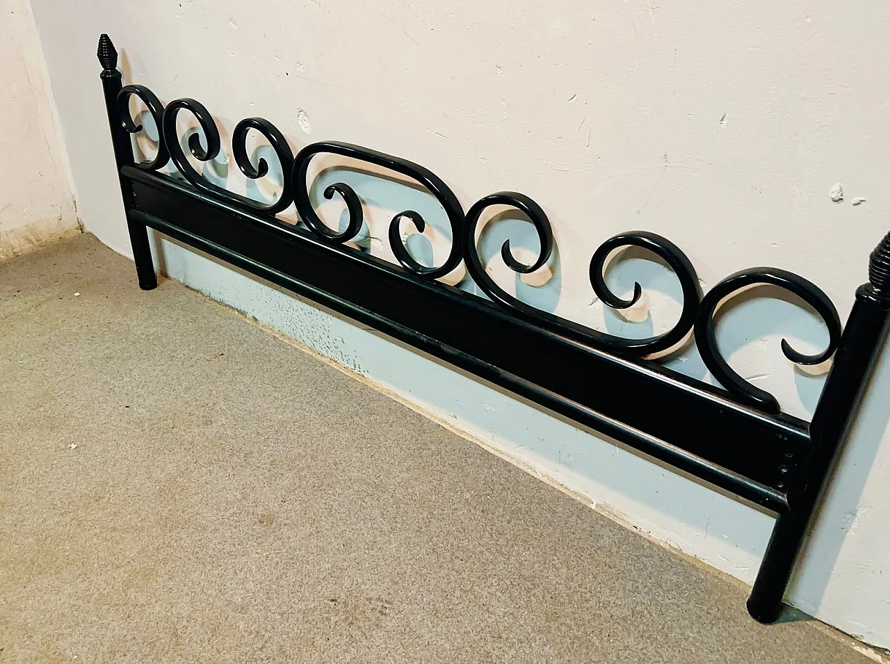 Letto Thonet matrimoniale nero, '900 2