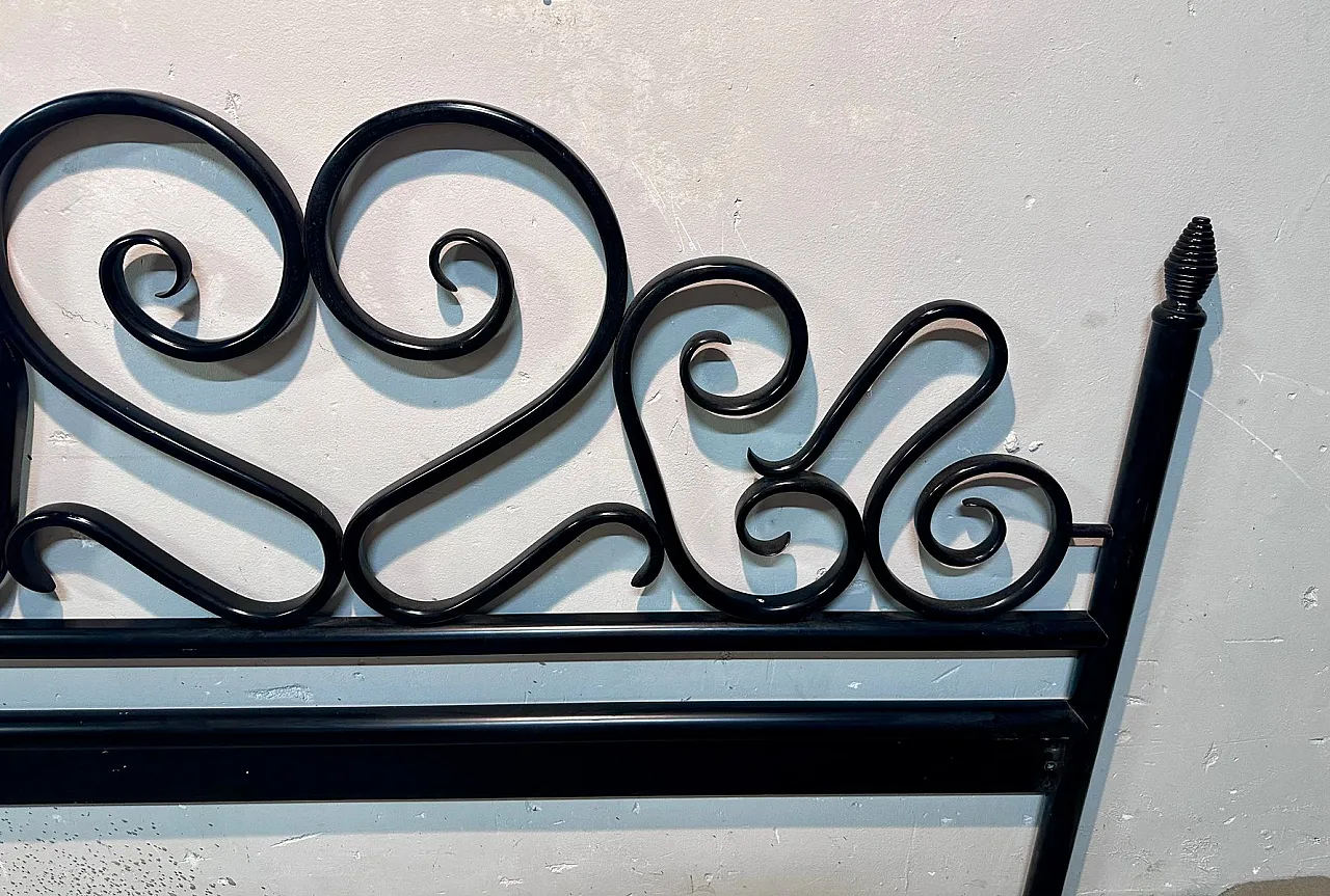 Letto Thonet matrimoniale nero, '900 4