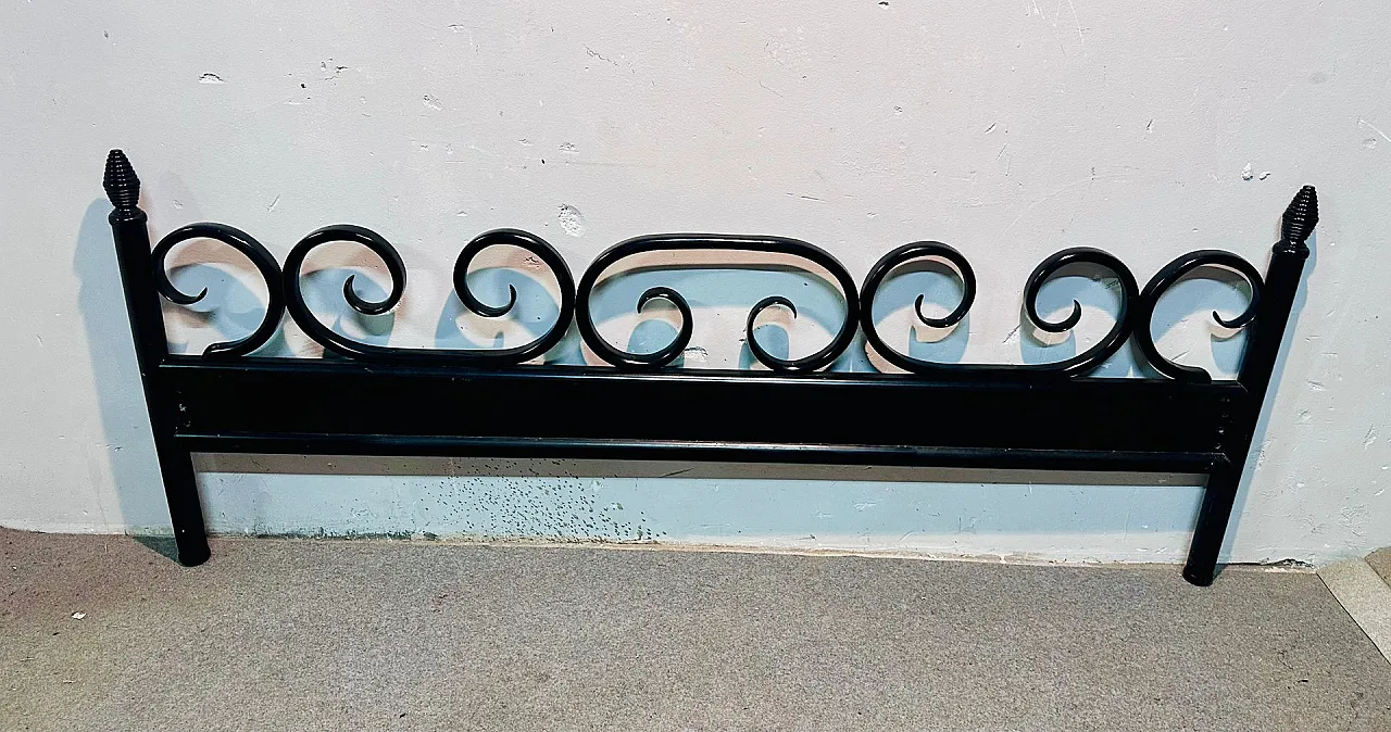 Letto Thonet matrimoniale nero, '900 8