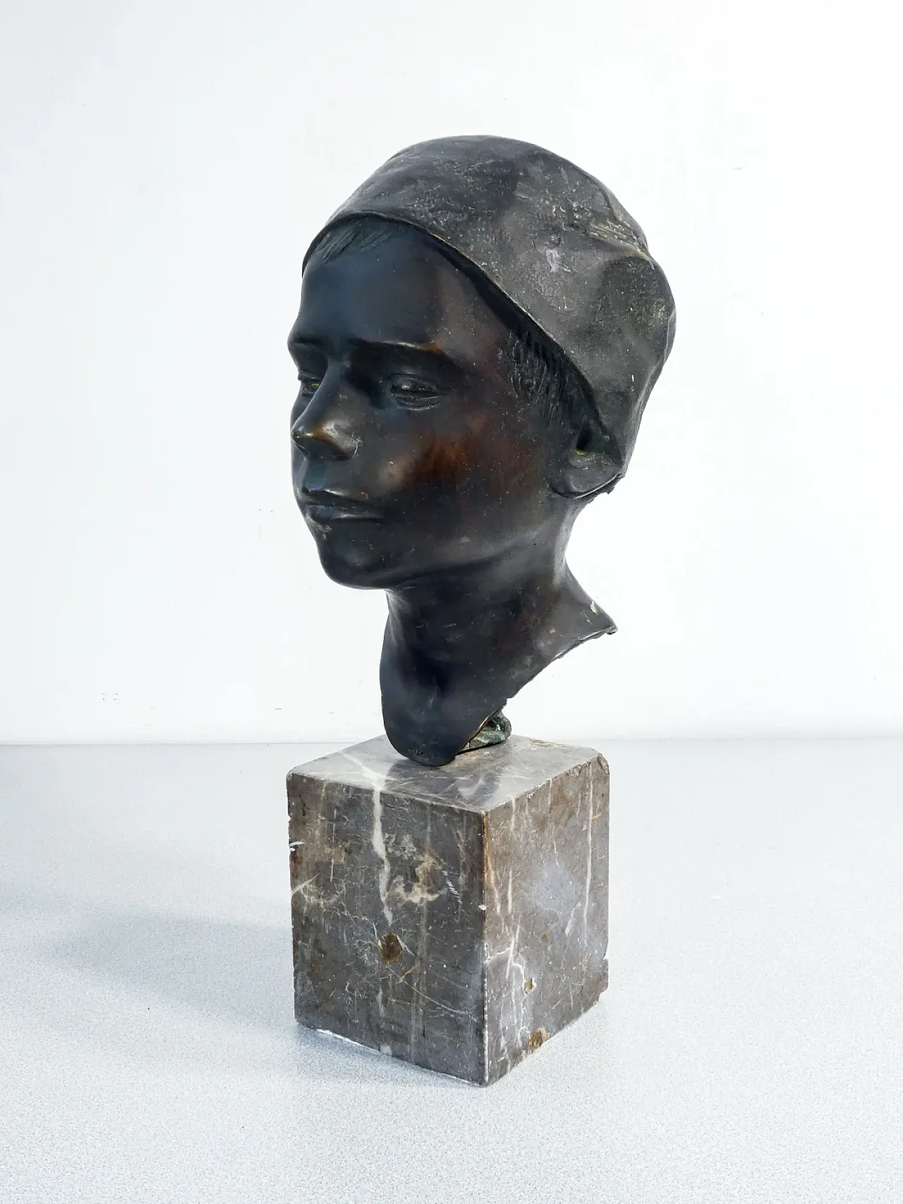 Domenico Jollo, attr. Busto in bronzo, fine '800 4