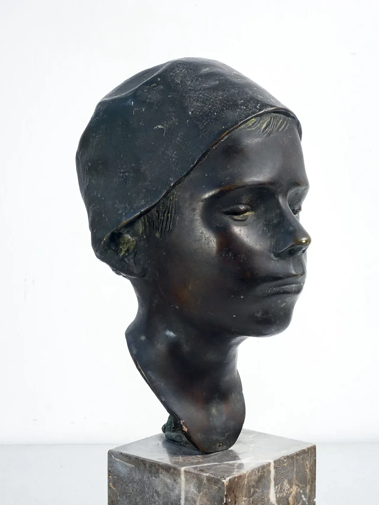 Domenico Jollo, attr. Busto in bronzo, fine '800 5