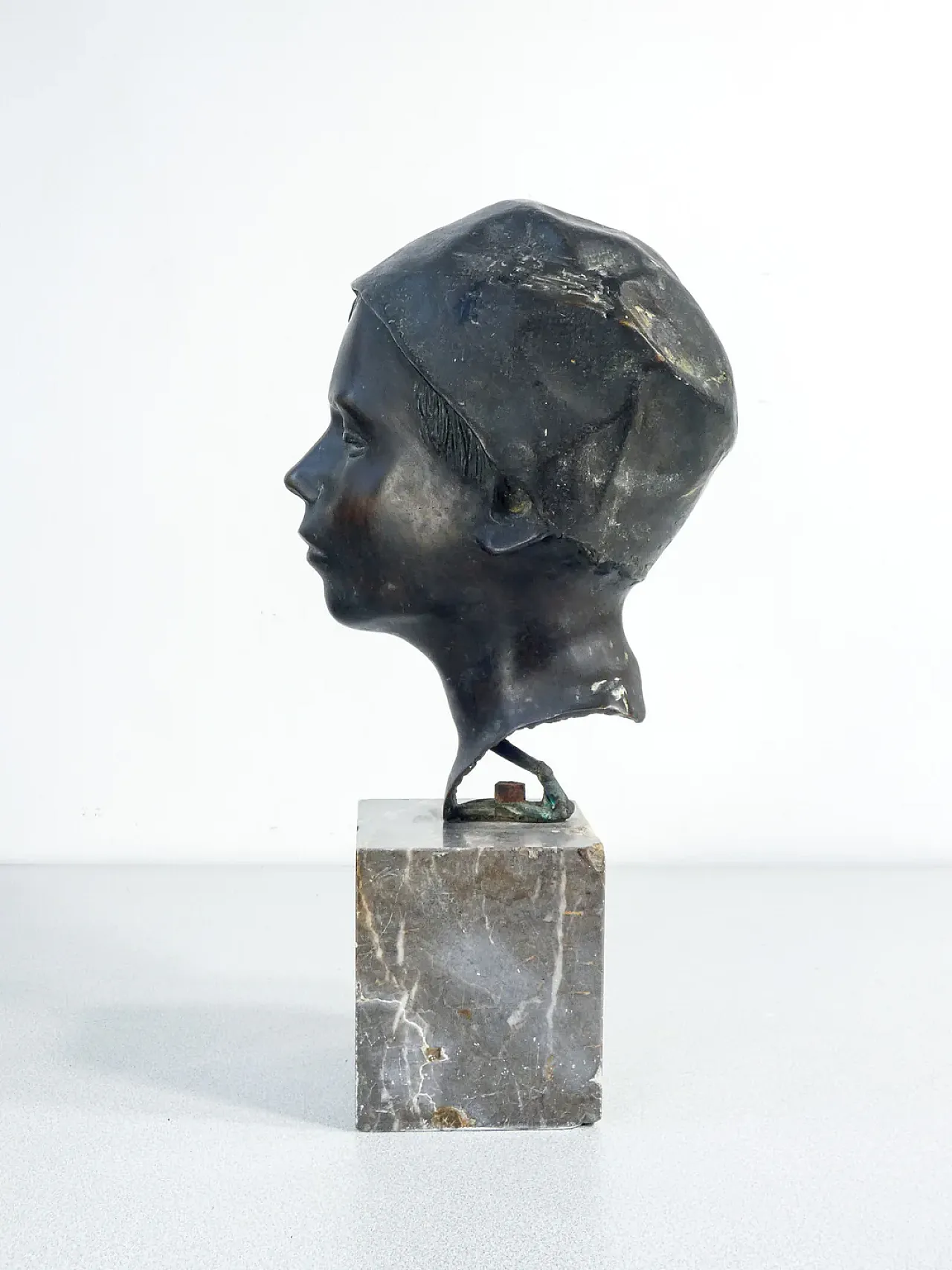 Domenico Jollo, attr. Busto in bronzo, fine '800 6