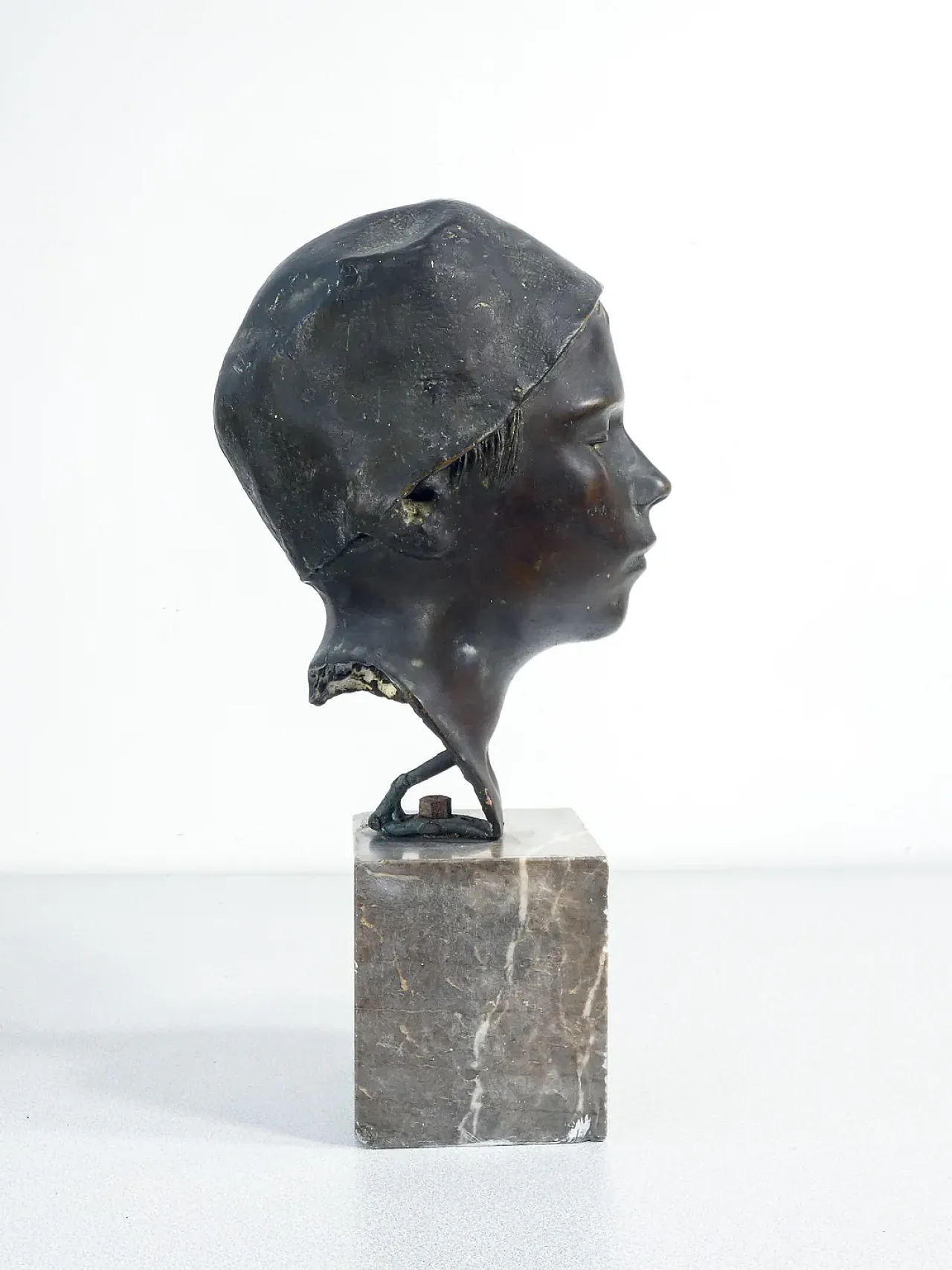 Domenico Jollo, attr. Busto in bronzo, fine '800 9