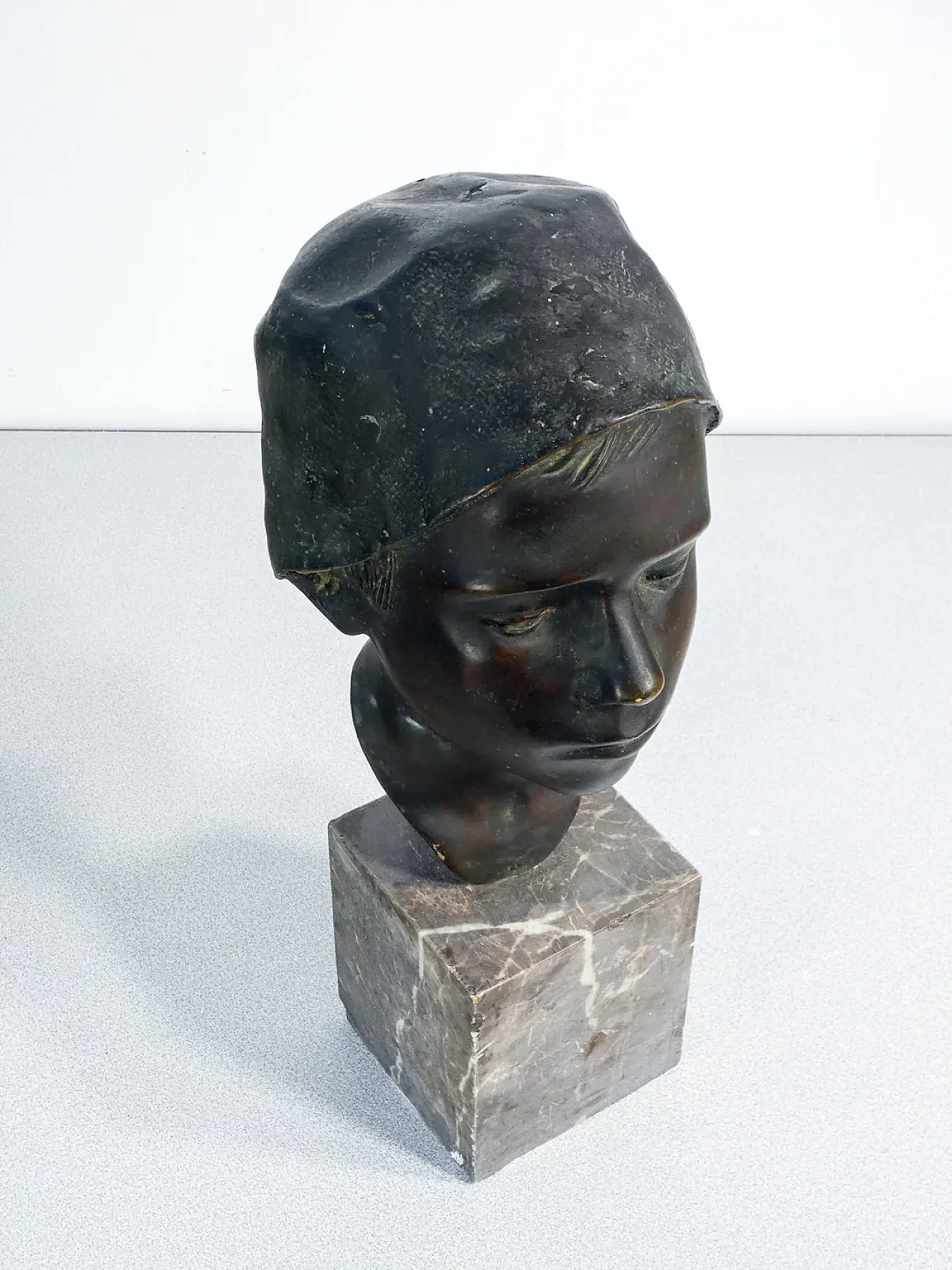 Domenico Jollo, attr. Busto in bronzo, fine '800 10