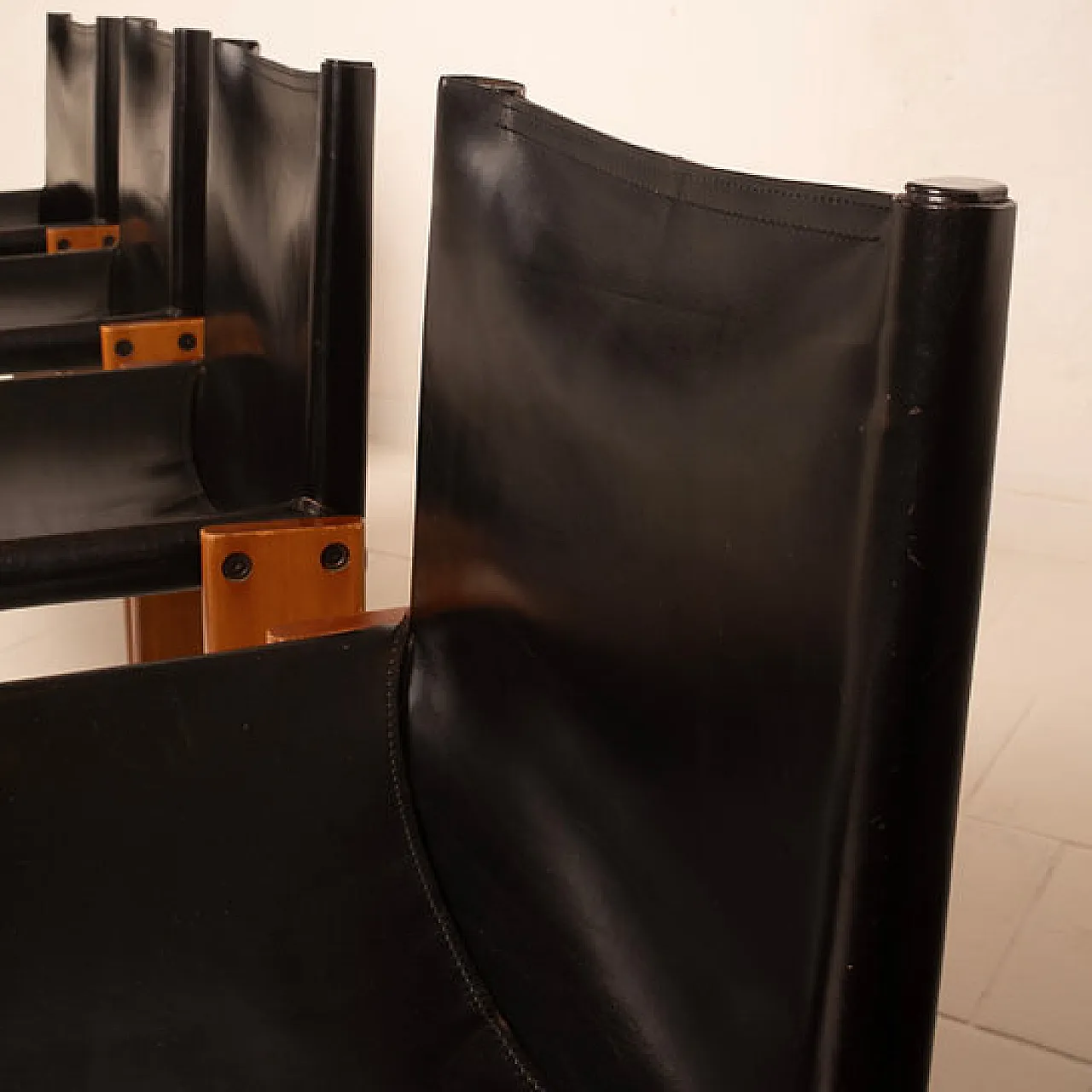 4 Sedie Monk di Afra e Tobia Scarpa per Molteni, anni '70 2