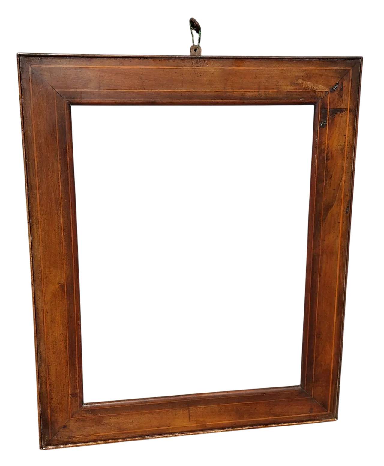 Cornice in legno di noce filettata, '800 11