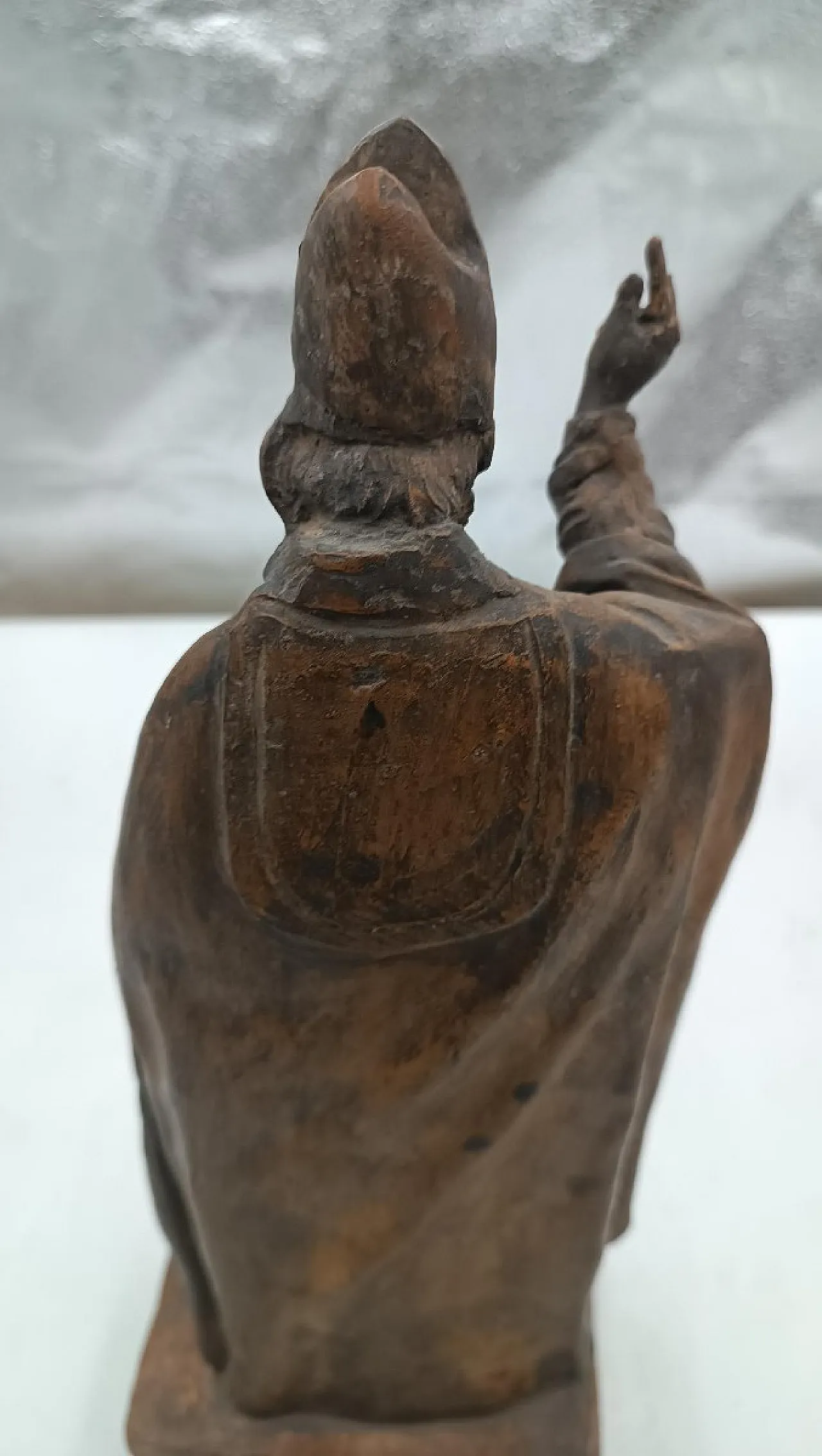 San Petronio Vescovo, scultura in terracotta, '700 8