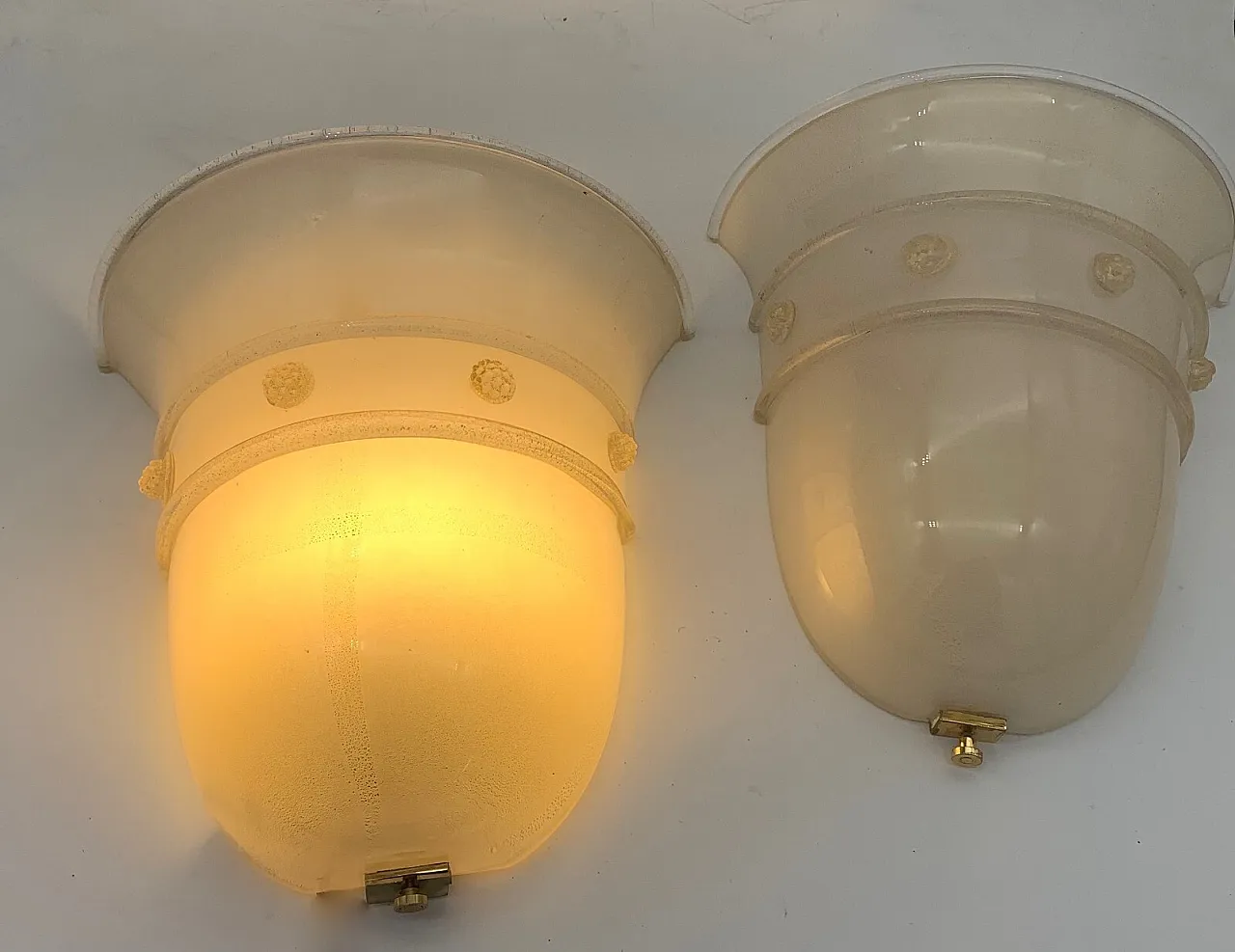 Coppia di applique Barovier & Toso modello Impero, anni 2000 1