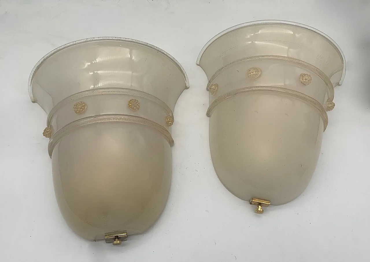 Coppia di applique Barovier & Toso modello Impero, anni 2000 5