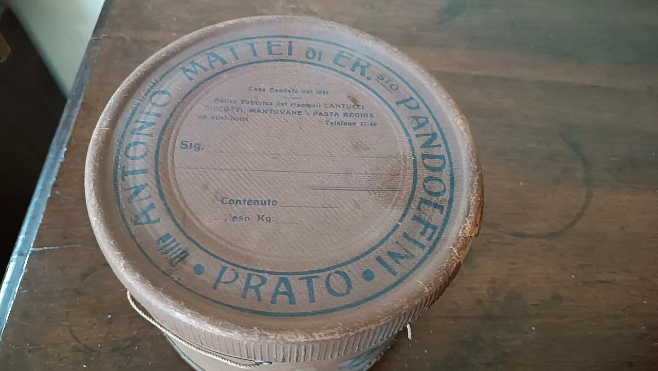 Scatola per panettoni in cartone, anni '30 3