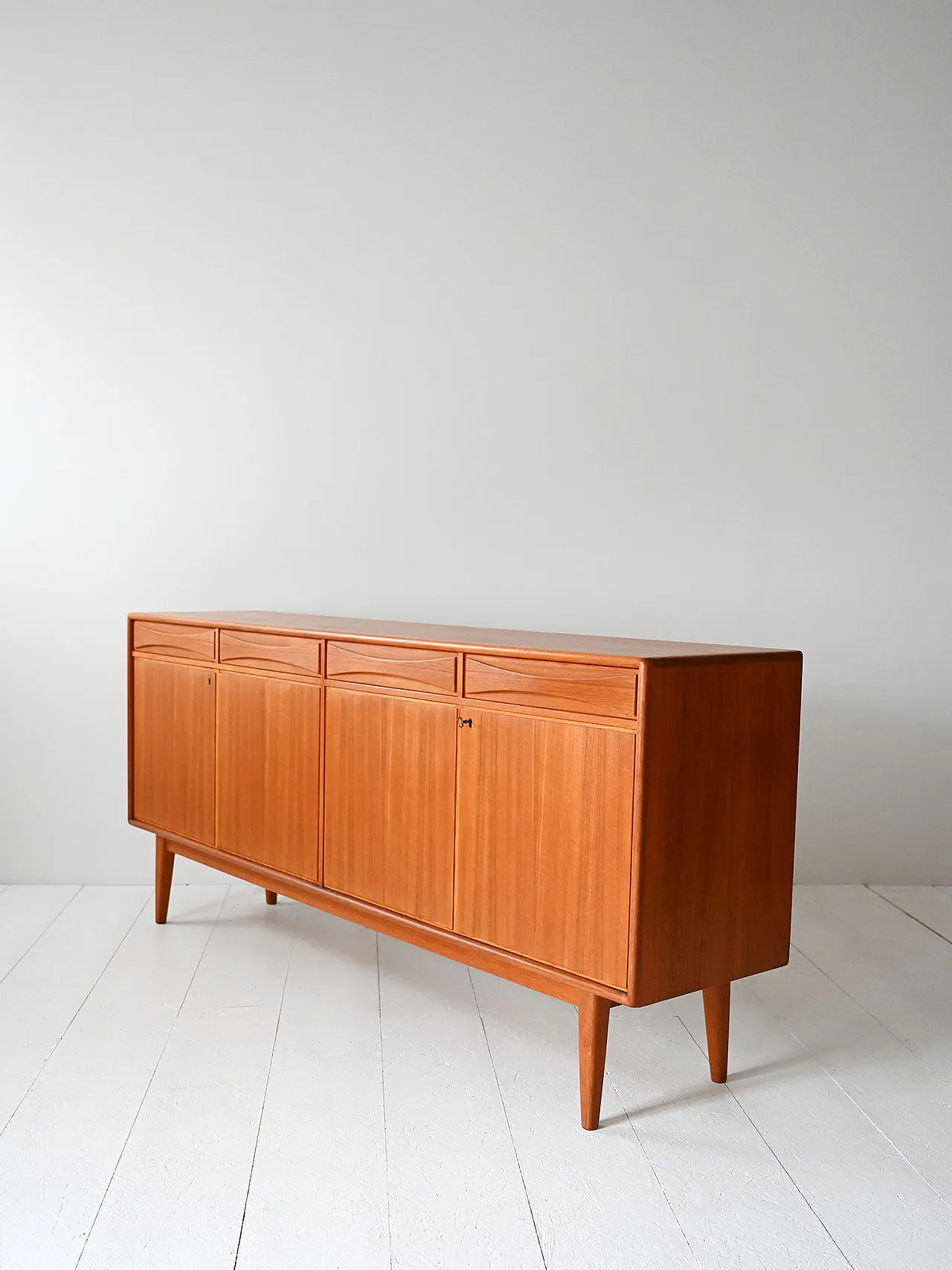 Scandinavian Sideboard Teak Modelfabriken 1960s 3