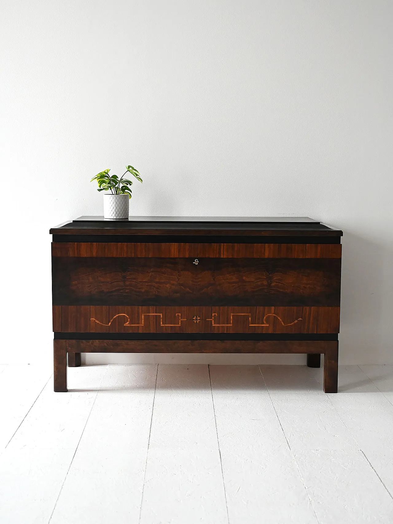 Credenza Art Decó scandinavo in radica anni ’30 2